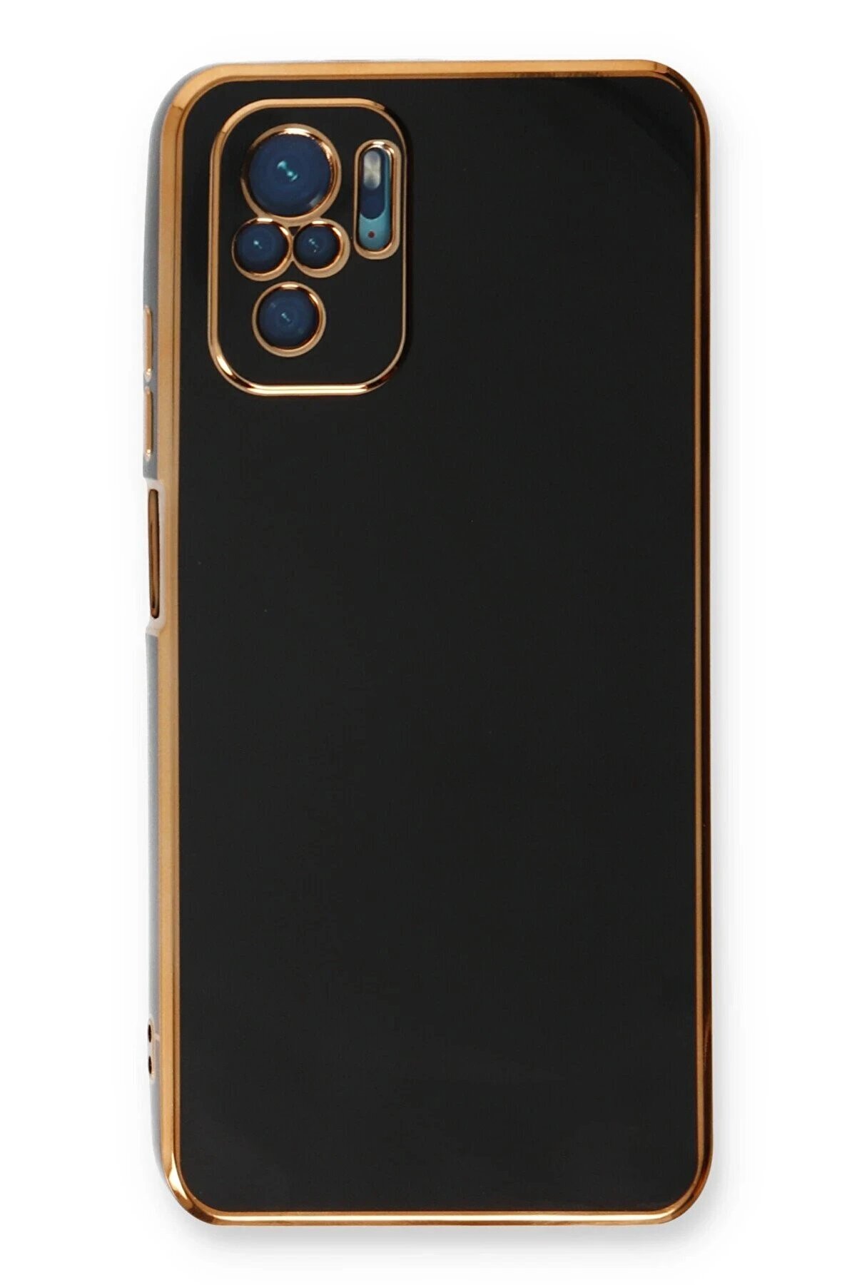 Xi̇aomi̇ Redmi̇ Note 10 Kılıf Volet Si̇li̇kon - Si̇yah - Dropx2024-9263