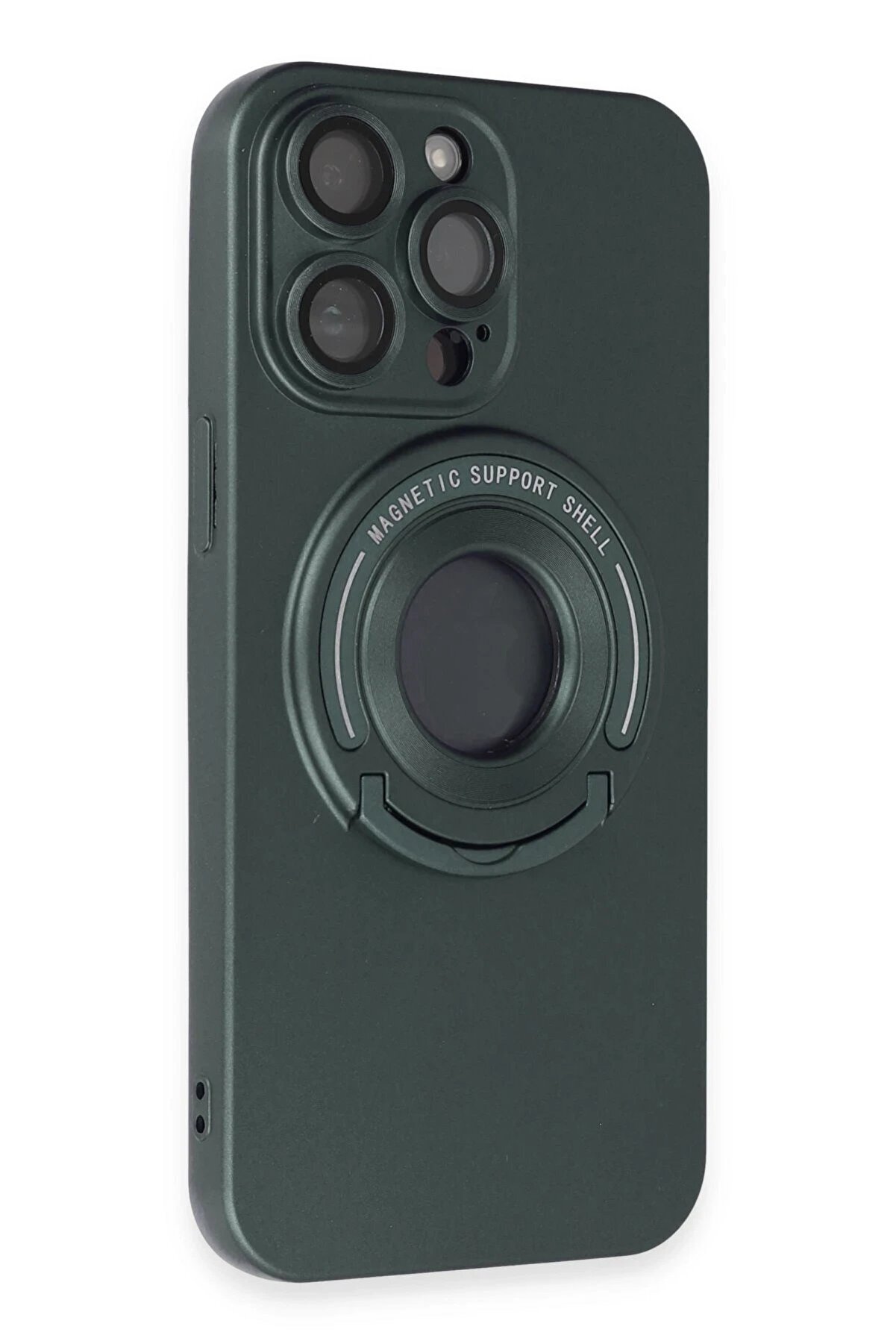 İphone 13 Pro Max Kılıf Lukka Magneti̇csafe Kapak - Koyu Yeşi̇l - Dropx5776-2547