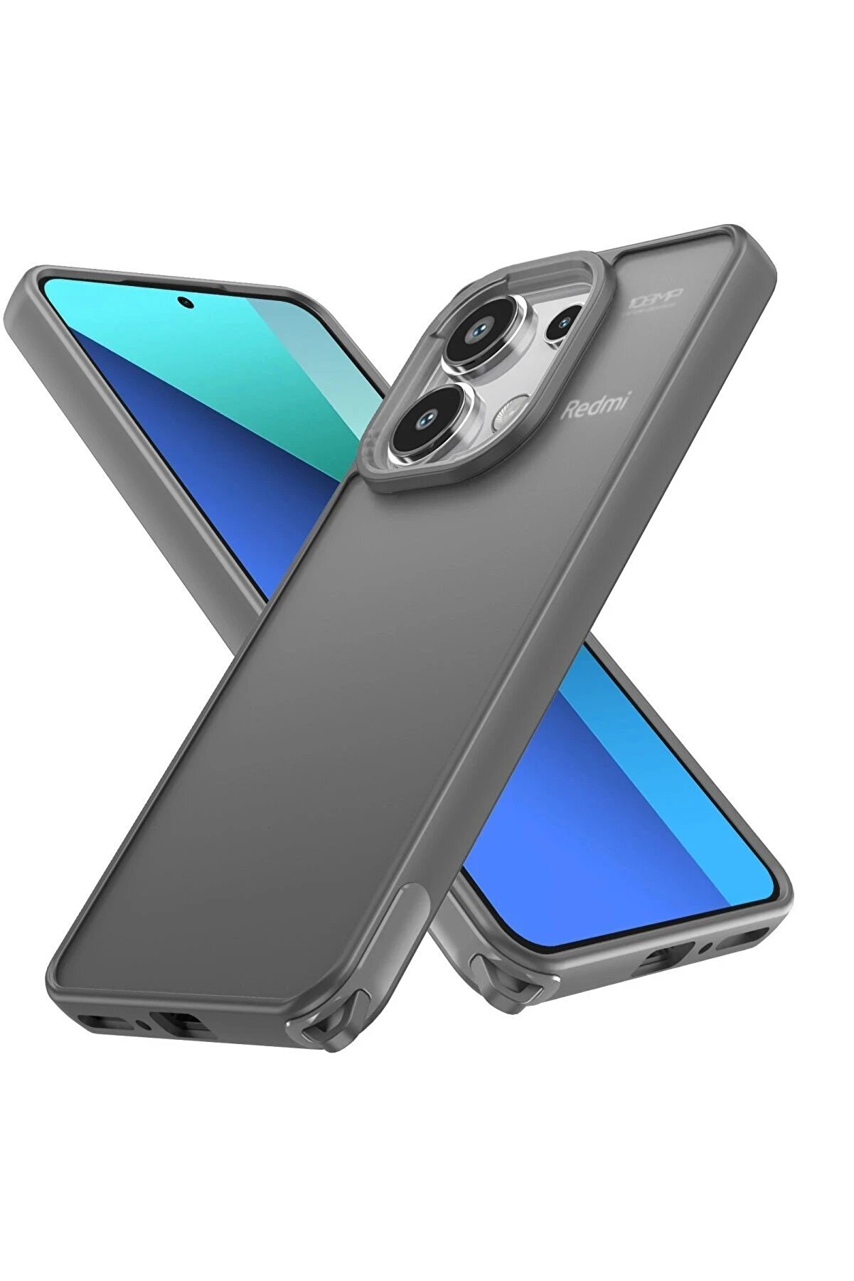 CepteToptan Xiaomi Redmi Note 13 Pro 4G Kılıf Elegant Kapak - Titan Gri - DROPX3146-4244