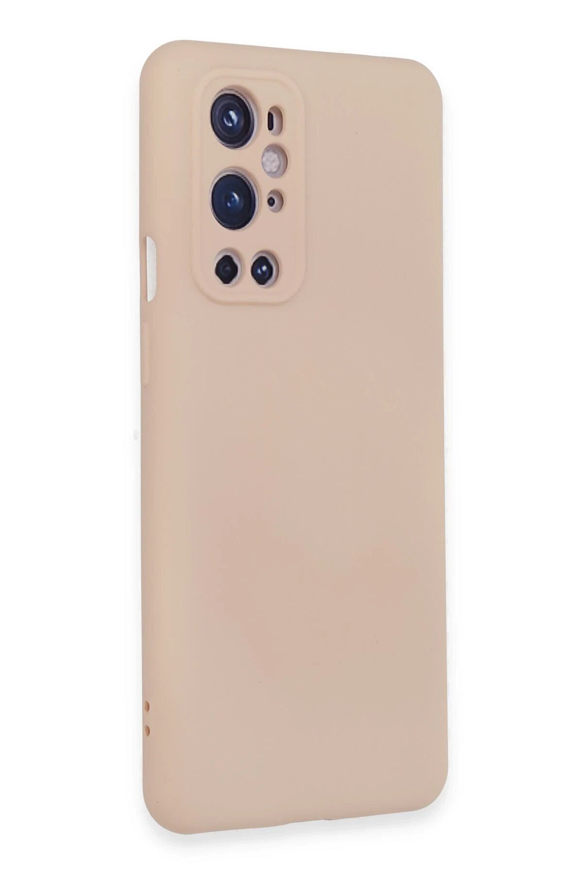 One Plus 9 Pro Kılıf Nano İ&ccedil;i̇ Kadi̇fe Si̇li̇kon - Pudra - Dropx3878-3723