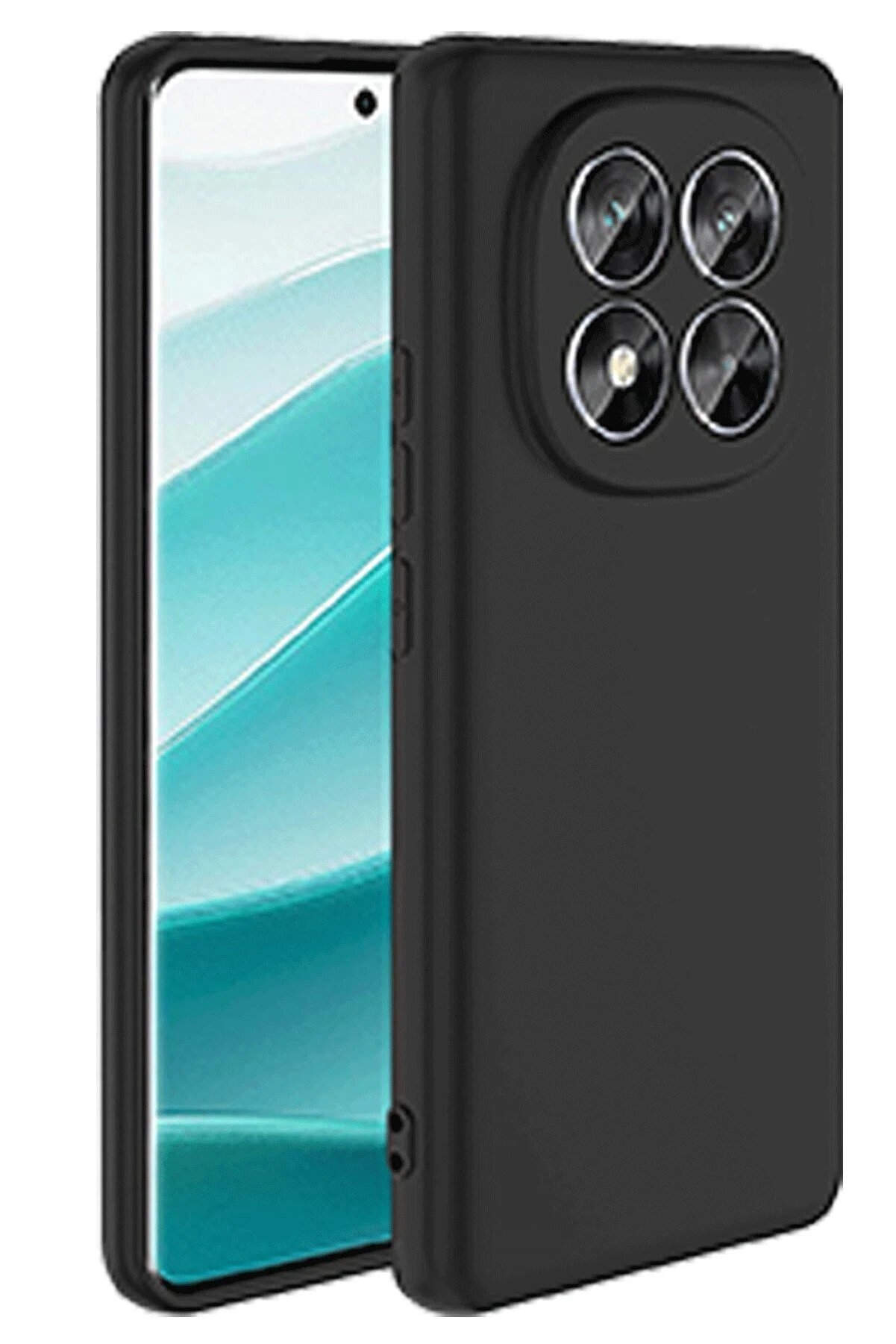 Xi̇aomi̇ Redmi̇ Note 14 Pro 5G Kılıf Nano İçi̇ Kadi̇fe Si̇li̇kon - Si̇yah - Dropx7704-4890