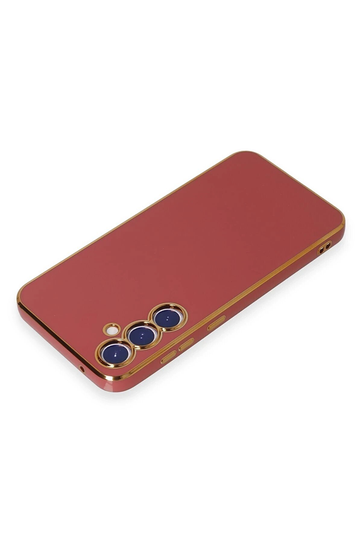 Samsung Galaxy S23 Fe Kılıf Volet Si̇li̇kon - Kırmızı - Dropx7198-6205