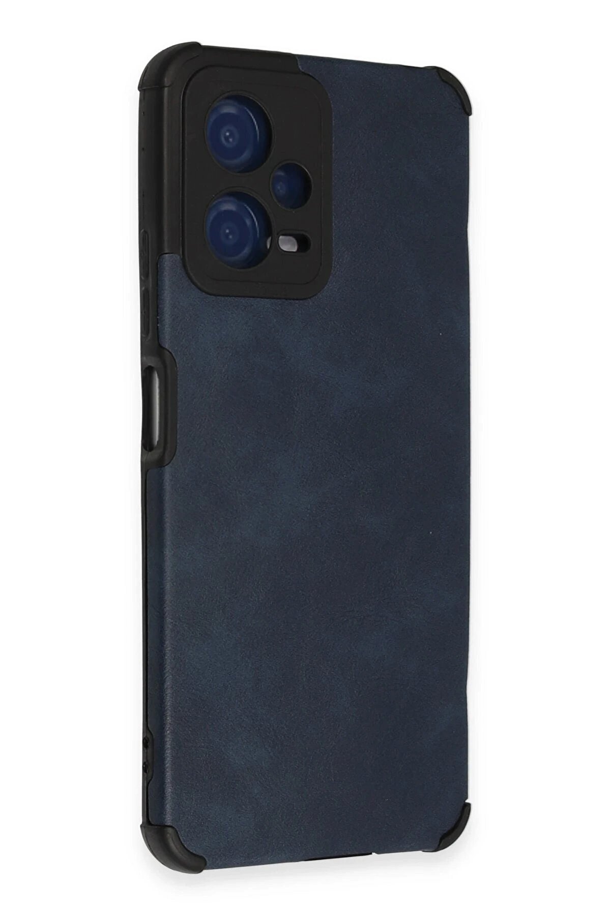 Xi̇aomi̇ Redmi̇ Note 12 5G Kılıf Loop Deri̇ Si̇li̇kon - Laci̇vert - Dropx2033-3869