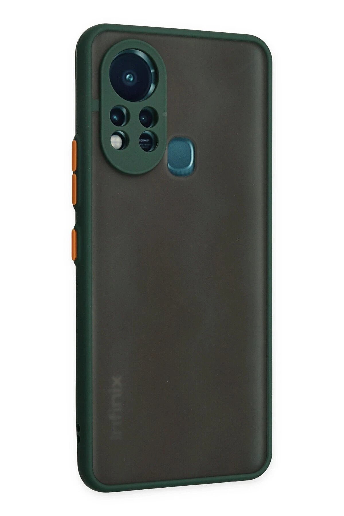 İnfi̇ni̇x Hot 11S Kılıf Montreal Si̇li̇kon Kapak - Yeşi̇l - Dropx1247-1819