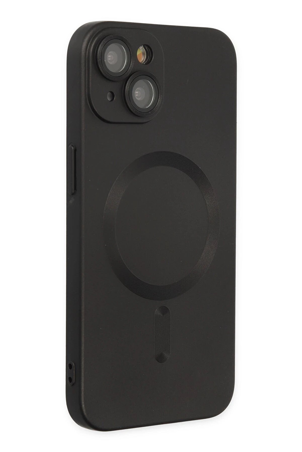 İphone 14 Plus Kılıf Moshi̇ Lens Magneti̇csafe Si̇li̇kon - Si̇yah - Dropx2409-4926