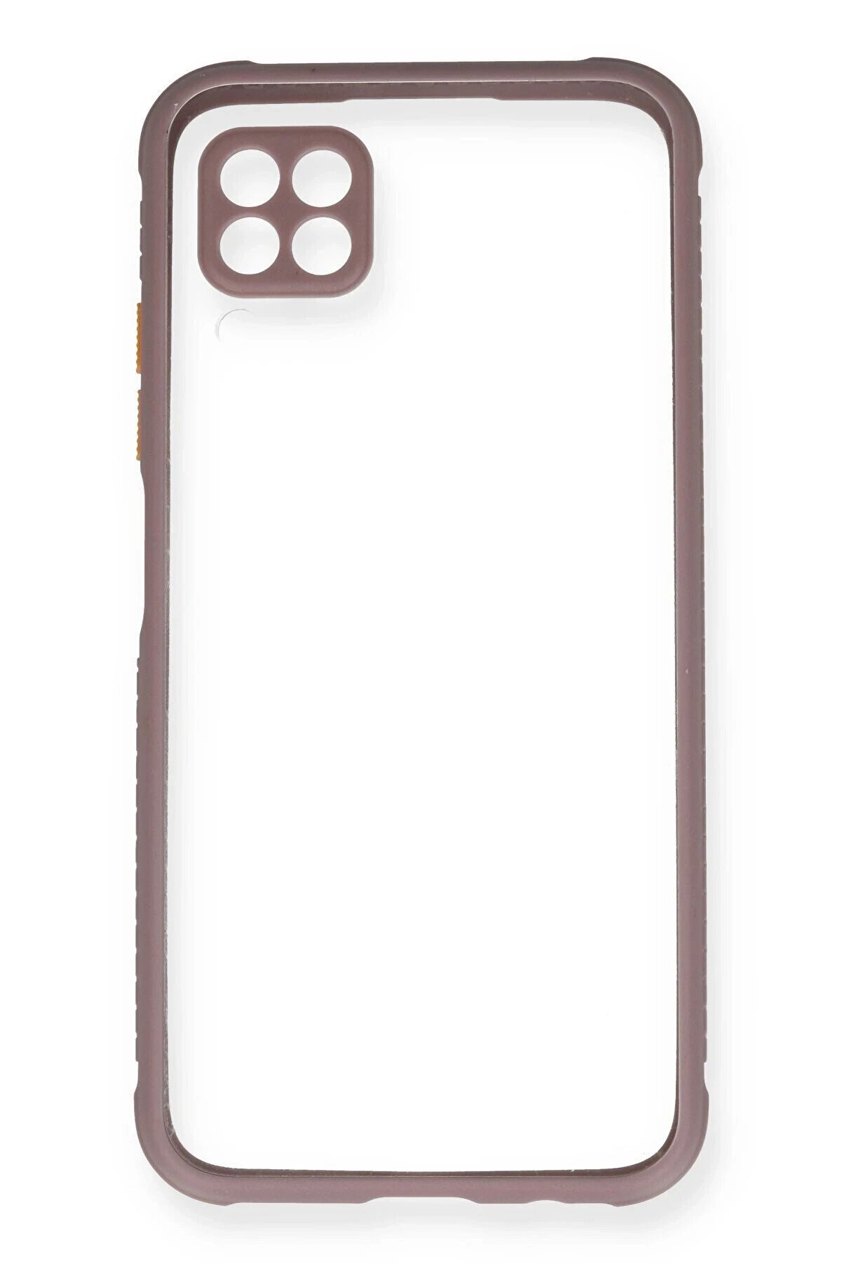 Huawei̇ P40 Li̇te Kılıf Mi̇ami̇ Şeffaf Si̇li̇kon - A&ccedil;ık Mor - Dropx1458-2906