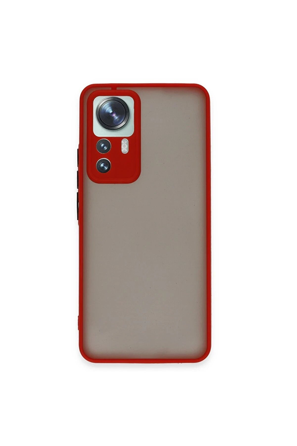 CepteToptan Xiaomi Mi 12T Pro Kılıf Montreal Silikon Kapak - Kırmızı - DROPX3201-5235