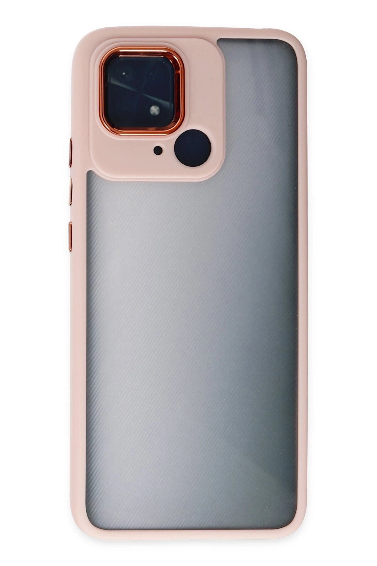 Xi̇aomi̇ Redmi̇ 10C Kılıf Dora Kapak - Pudra - Dropx1569-7847