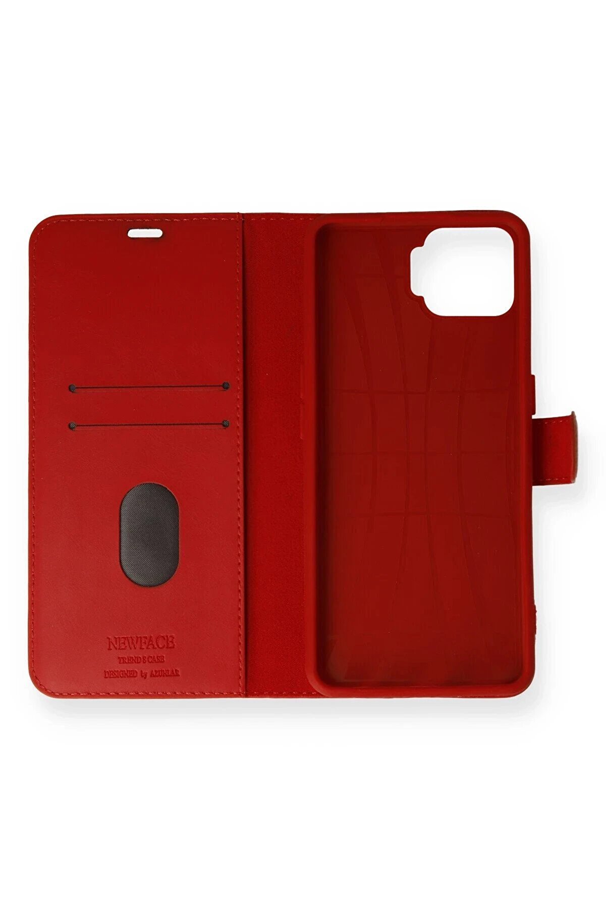 Oppo A73 Kılıf Trend S Plus Kapaklı Kılıf - Kırmızı - Dropx5914-4656