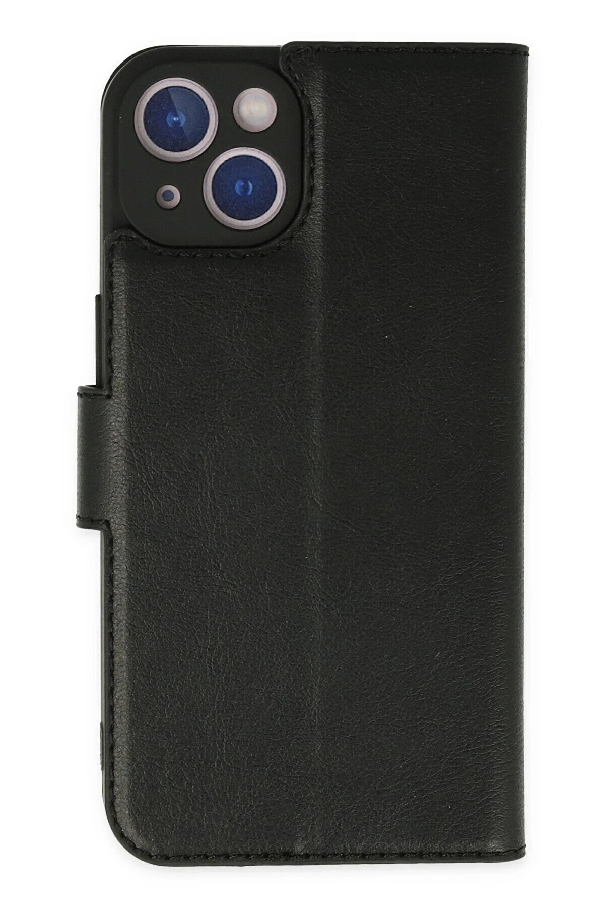 CepteToptan iPhone 14 Plus Kılıf Trend S Plus Kapaklı Kılıf - Siyah - DROPX7299-8421