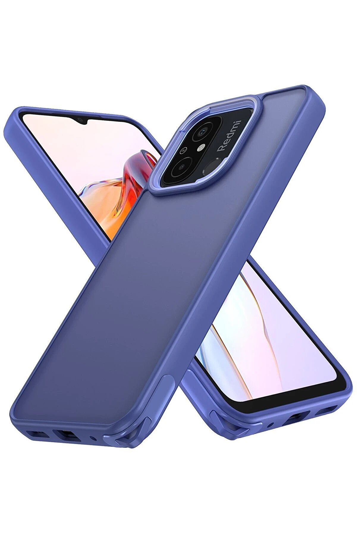 CepteToptan Xiaomi Redmi 12C Kılıf Elegant Kapak - Açık Mavi - DROPX2146-3649