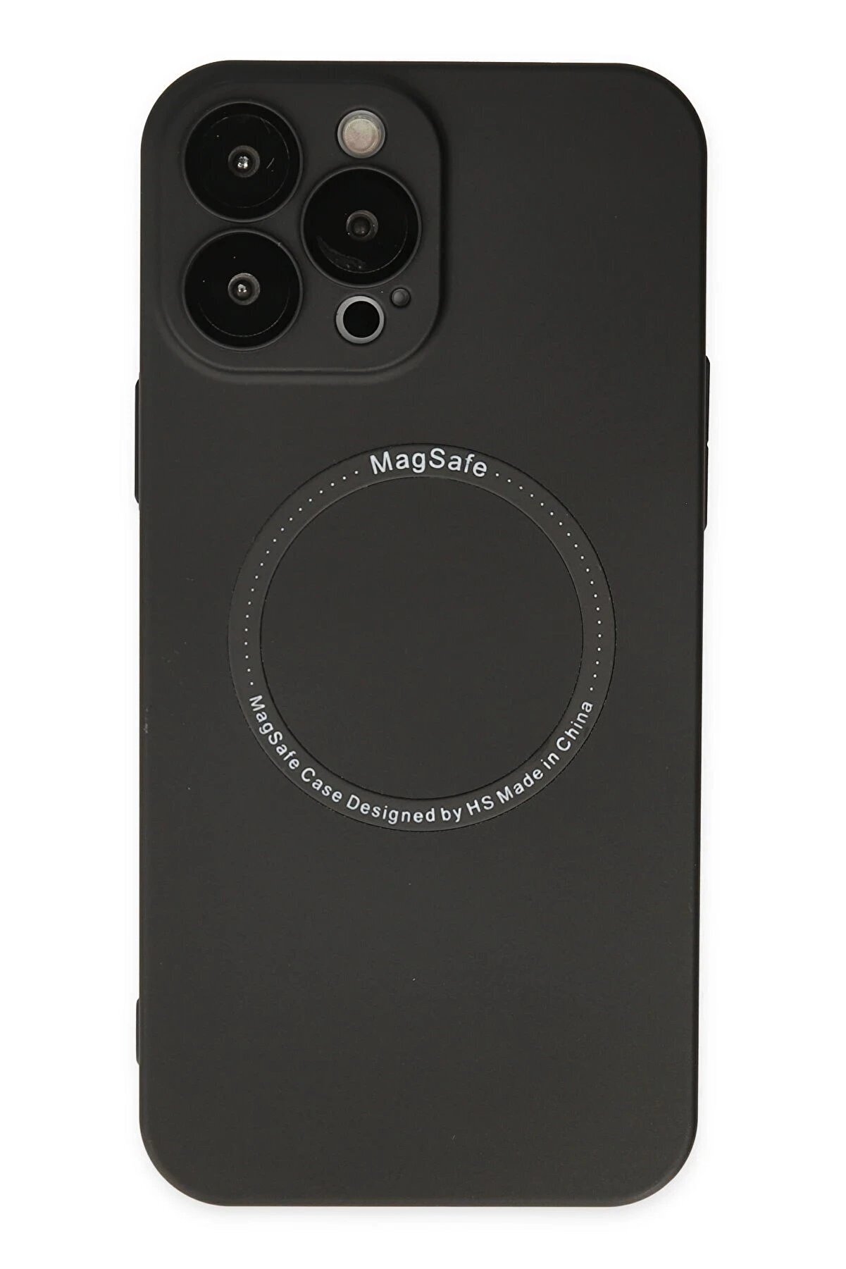 CepteToptan iPhone 14 Pro Kılıf Jack Magneticsafe Lens Silikon - Siyah - DROPX5763-2674
