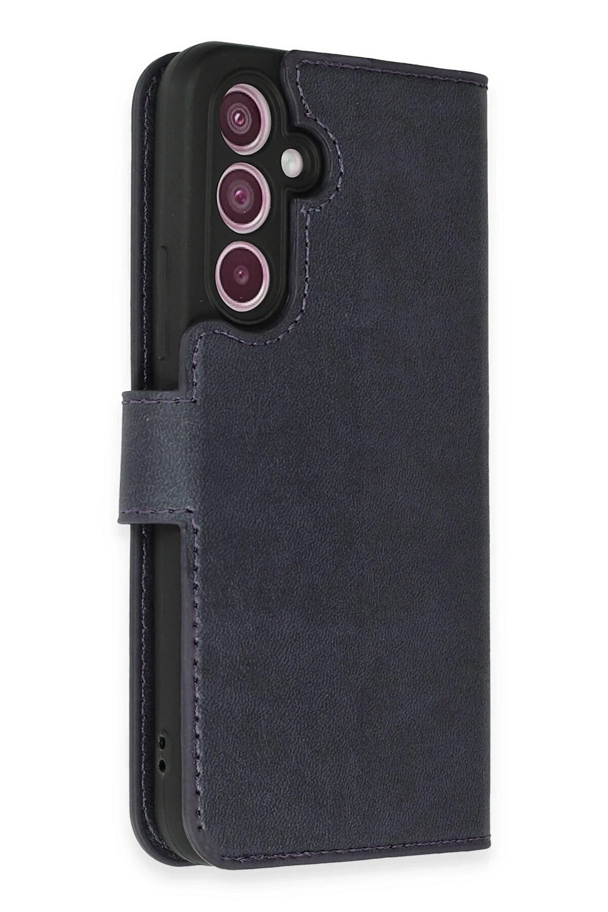 Samsung Galaxy A54 5G Kılıf Trend S Plus Kapaklı Kılıf - Laci̇vert - Dropx6968-1187