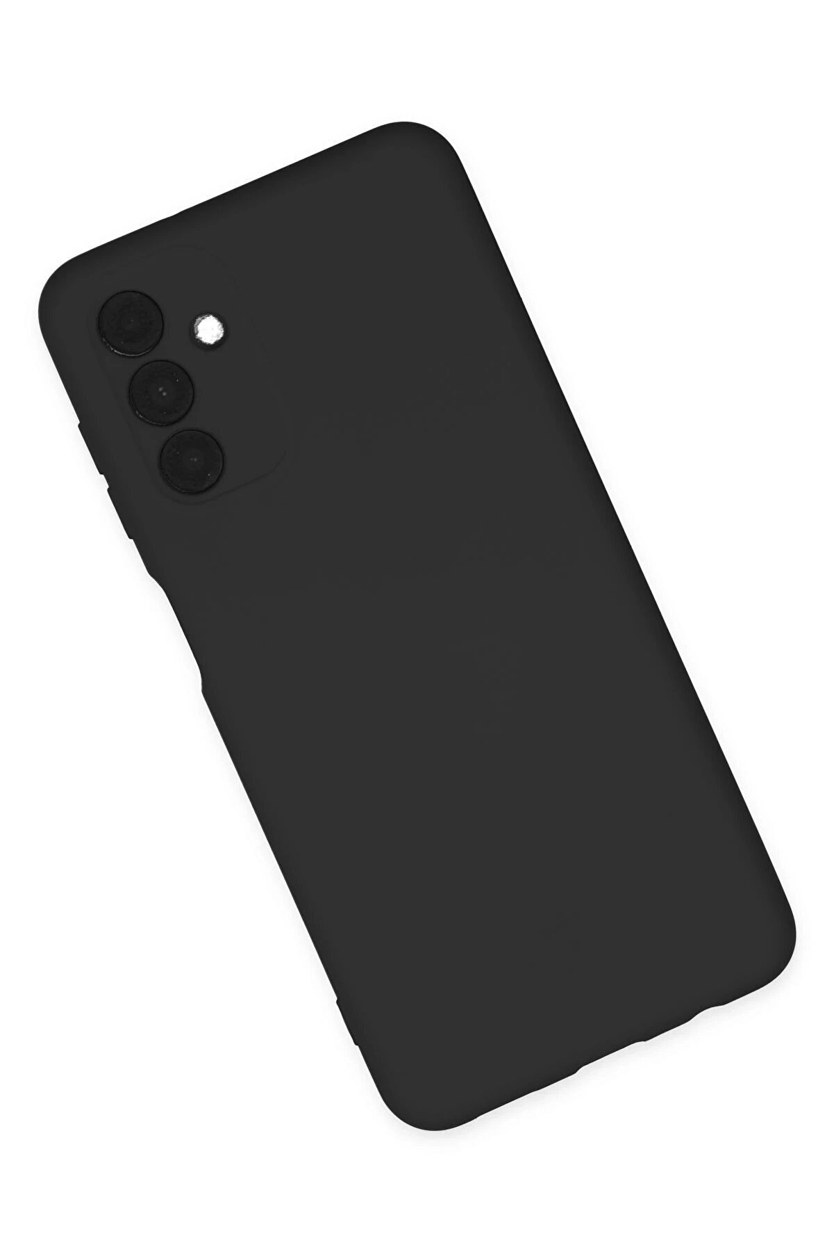Samsung Galaxy A04S Kılıf Nano İçi̇ Kadi̇fe Si̇li̇kon - Si̇yah - Dropx8914-5879