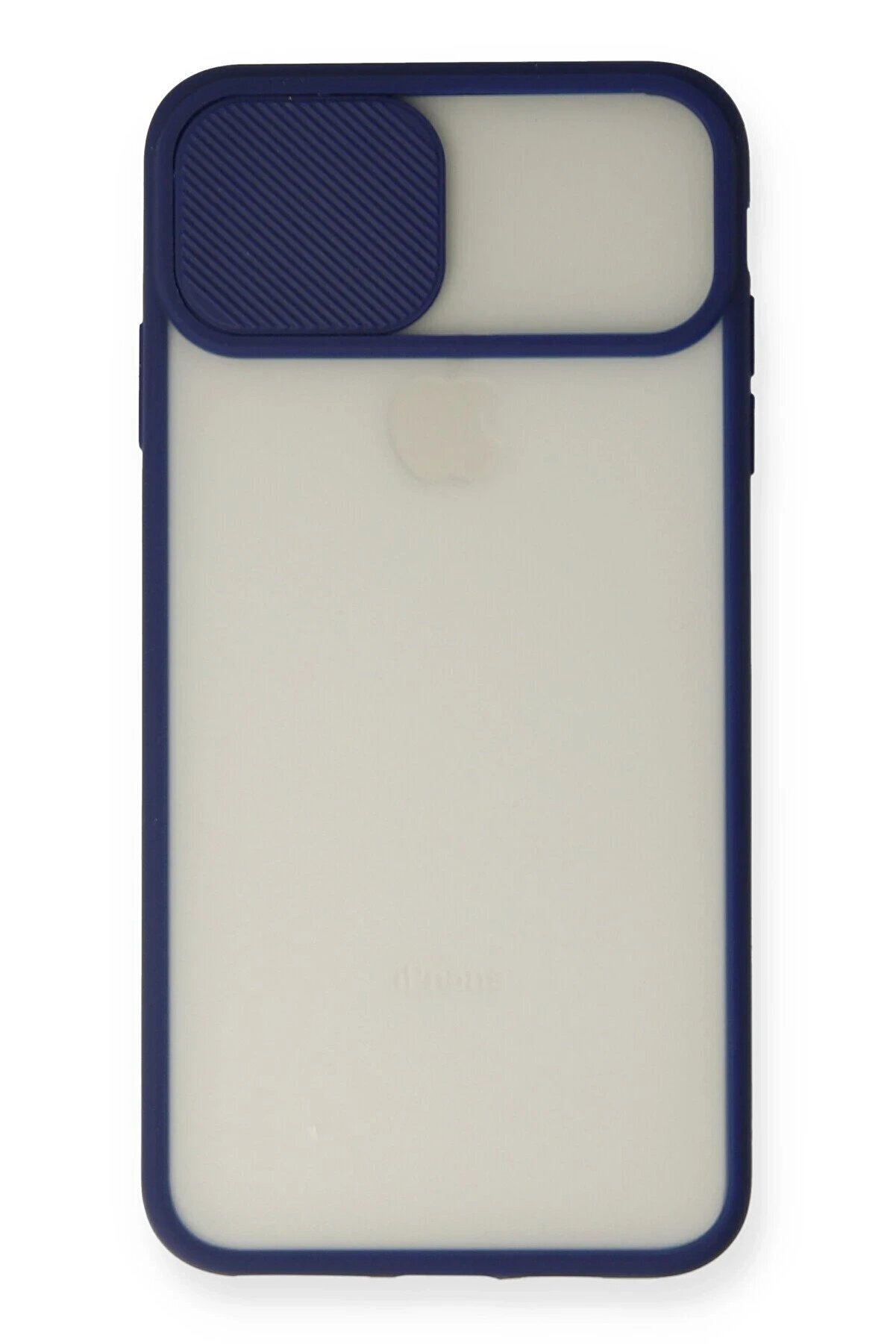 İphone Xs Max Kılıf Palm Buzlu Kamera Sürgülü Si̇li̇kon - Laci̇vert - Dropx6997-7505