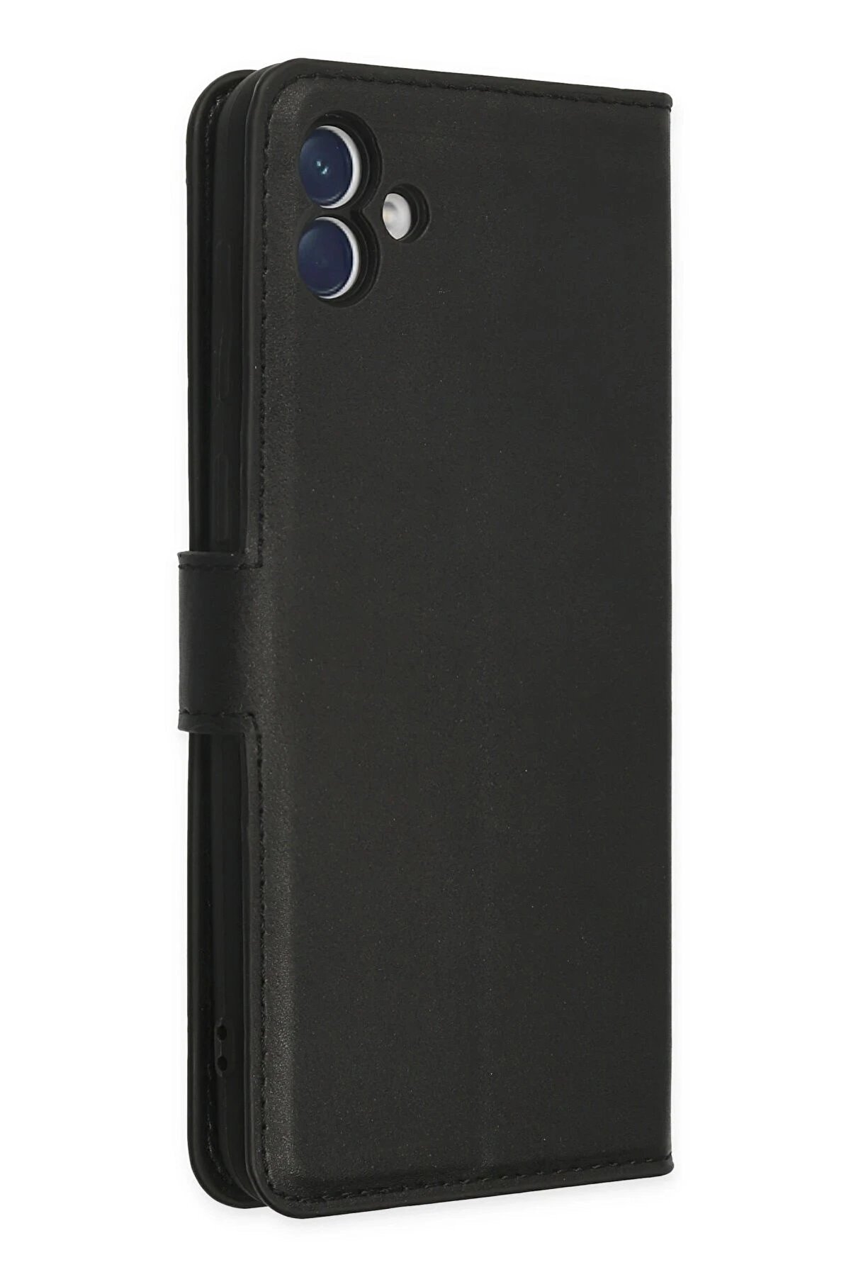 Samsung Galaxy A04 Kılıf Trend S Plus Kapaklı Kılıf - Si̇yah - Dropx3939-7798