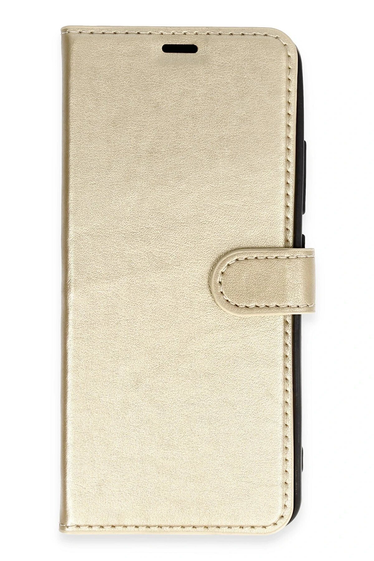 Huawei̇ Y5 2019 Kılıf Trend S Plus Kapaklı Kılıf - Gold - Dropx2143-3361