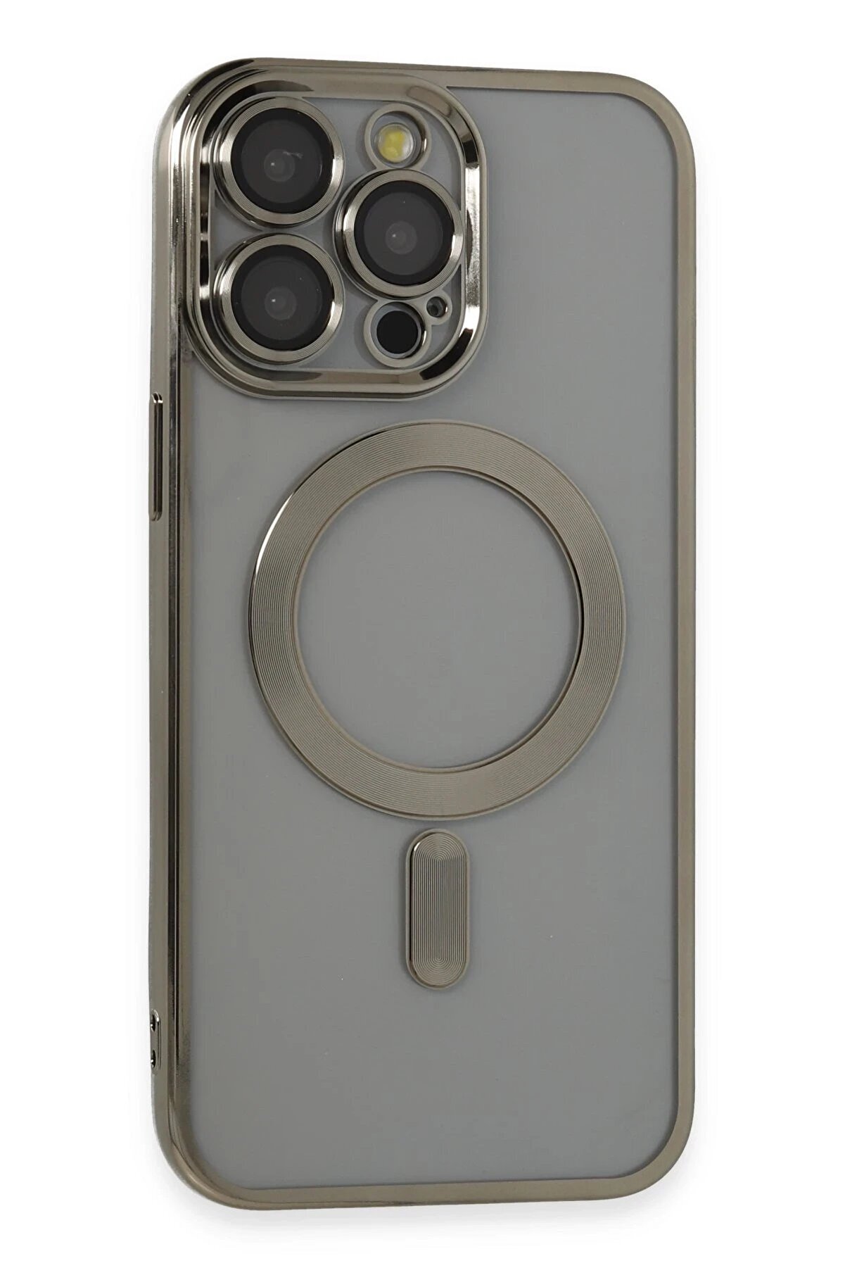 CepteToptan iPhone 14 Pro Max Kılıf Kross Magneticsafe Kapak - Titan Gri - DROPX4747-5195