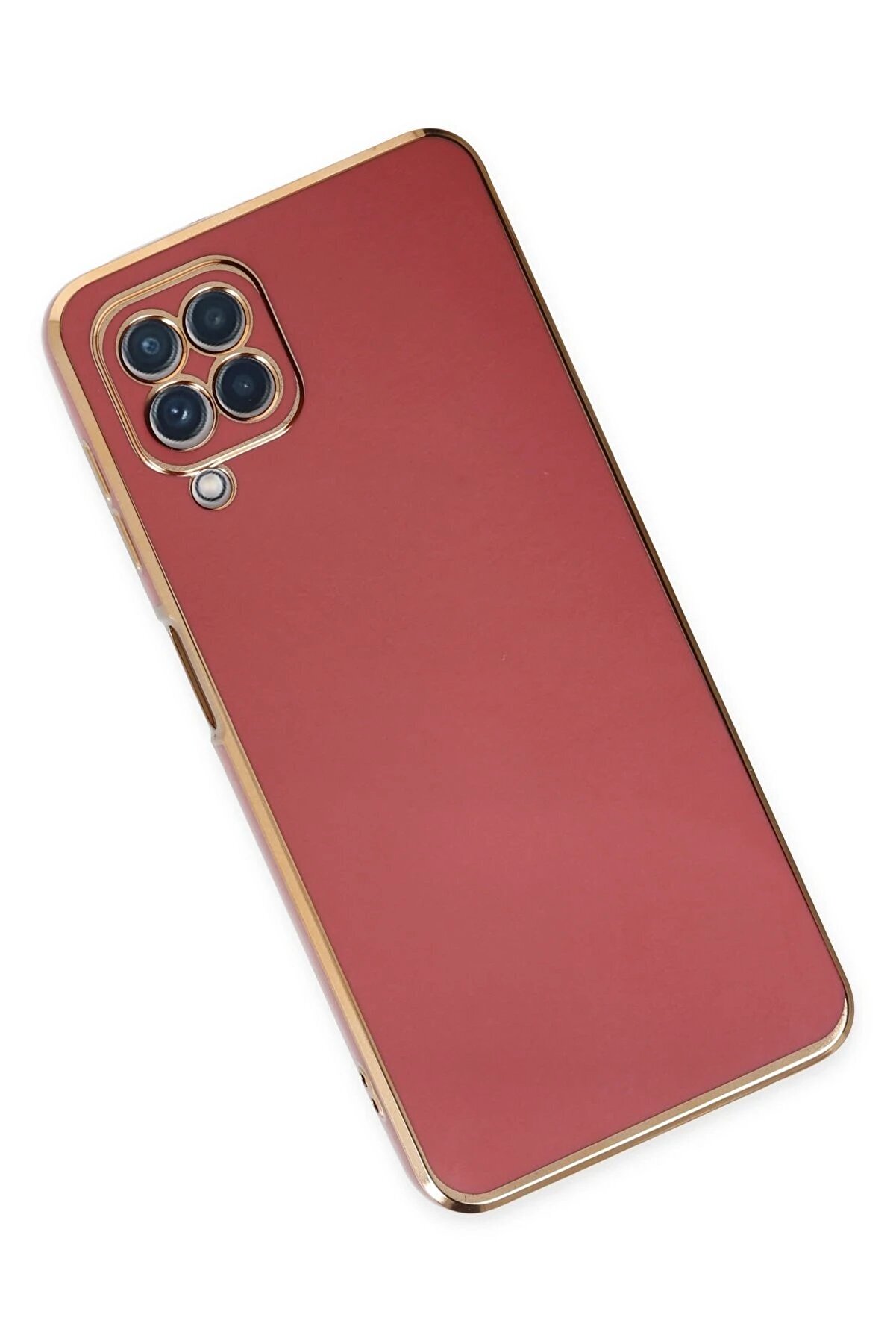 Samsung Galaxy A22 Kılıf Volet Si̇li̇kon - Kırmızı - Dropx3730-2896