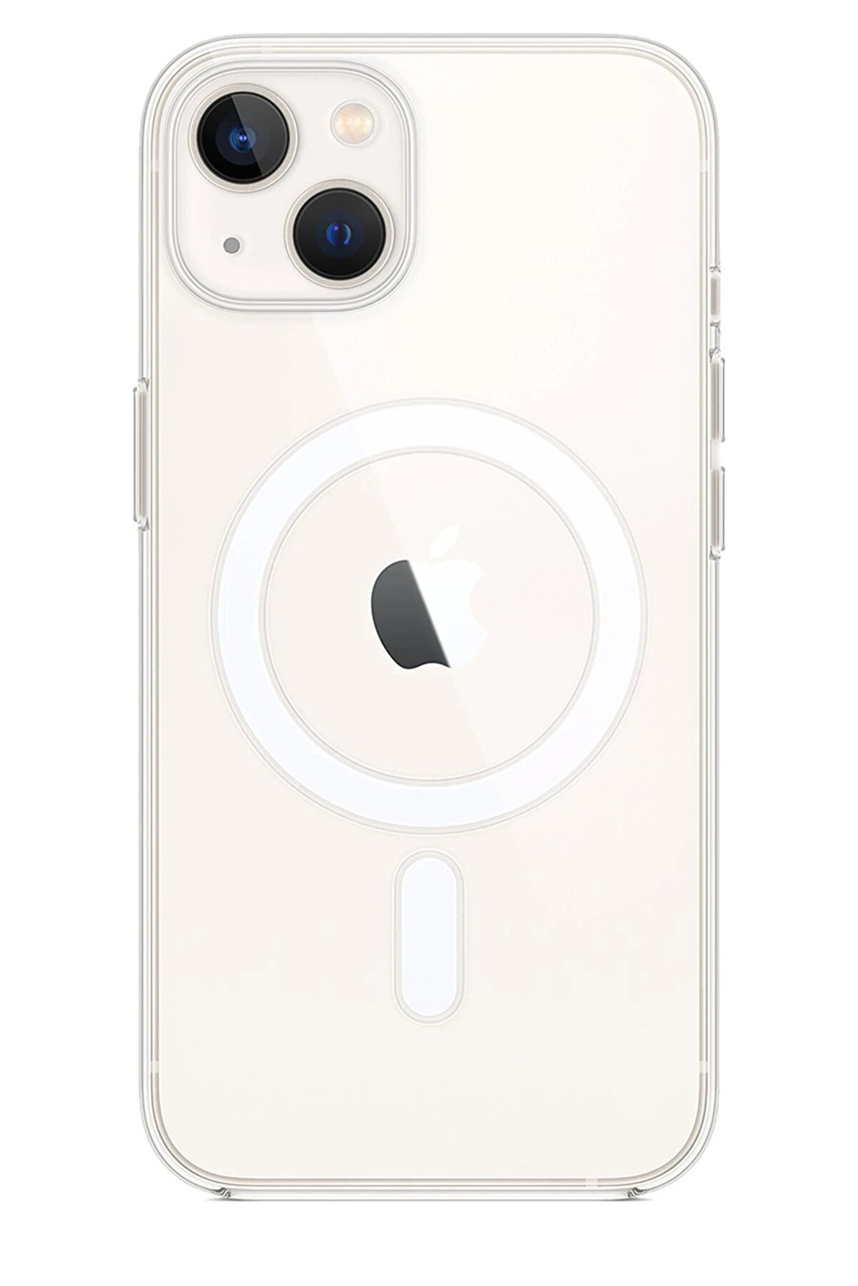 İphone 15 Plus Kılıf Magneti̇csafe Şeffaf Si̇li̇kon - Şeffaf - Dropx6893-7712