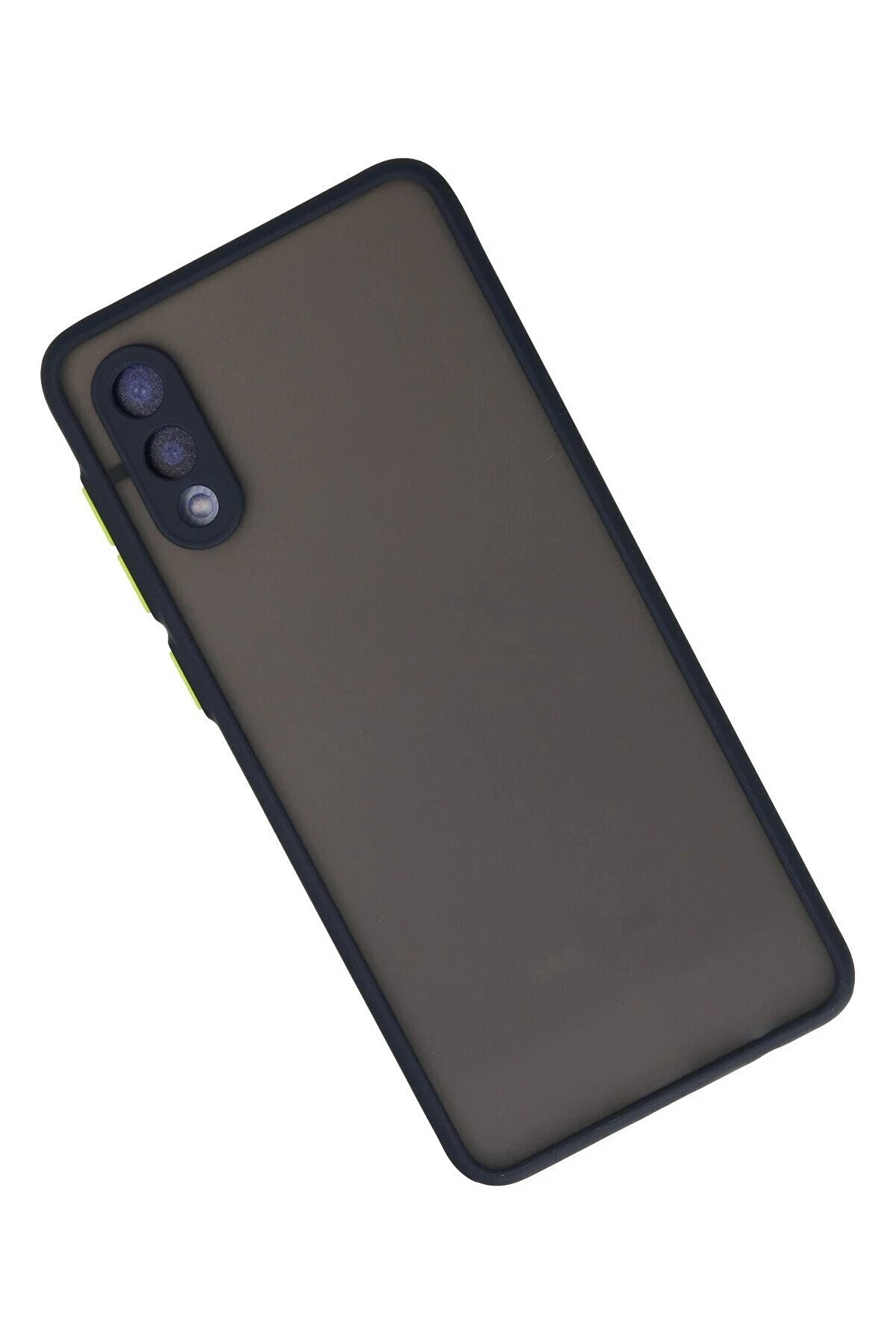 Samsung Galaxy A02 Kılıf Montreal Si̇li̇kon Kapak - Laci̇vert - Dropx3963-1394