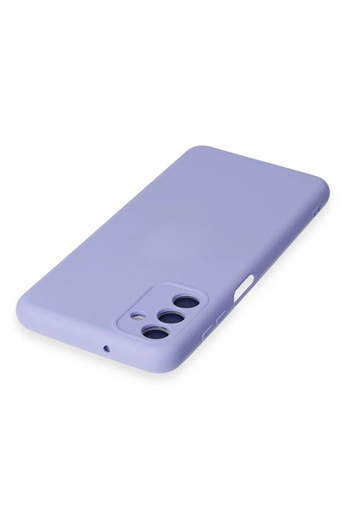 Samsung Galaxy A24 4G Kılıf Nano İçi̇ Kadi̇fe Si̇li̇kon - Li̇la - Dropx5761-9260