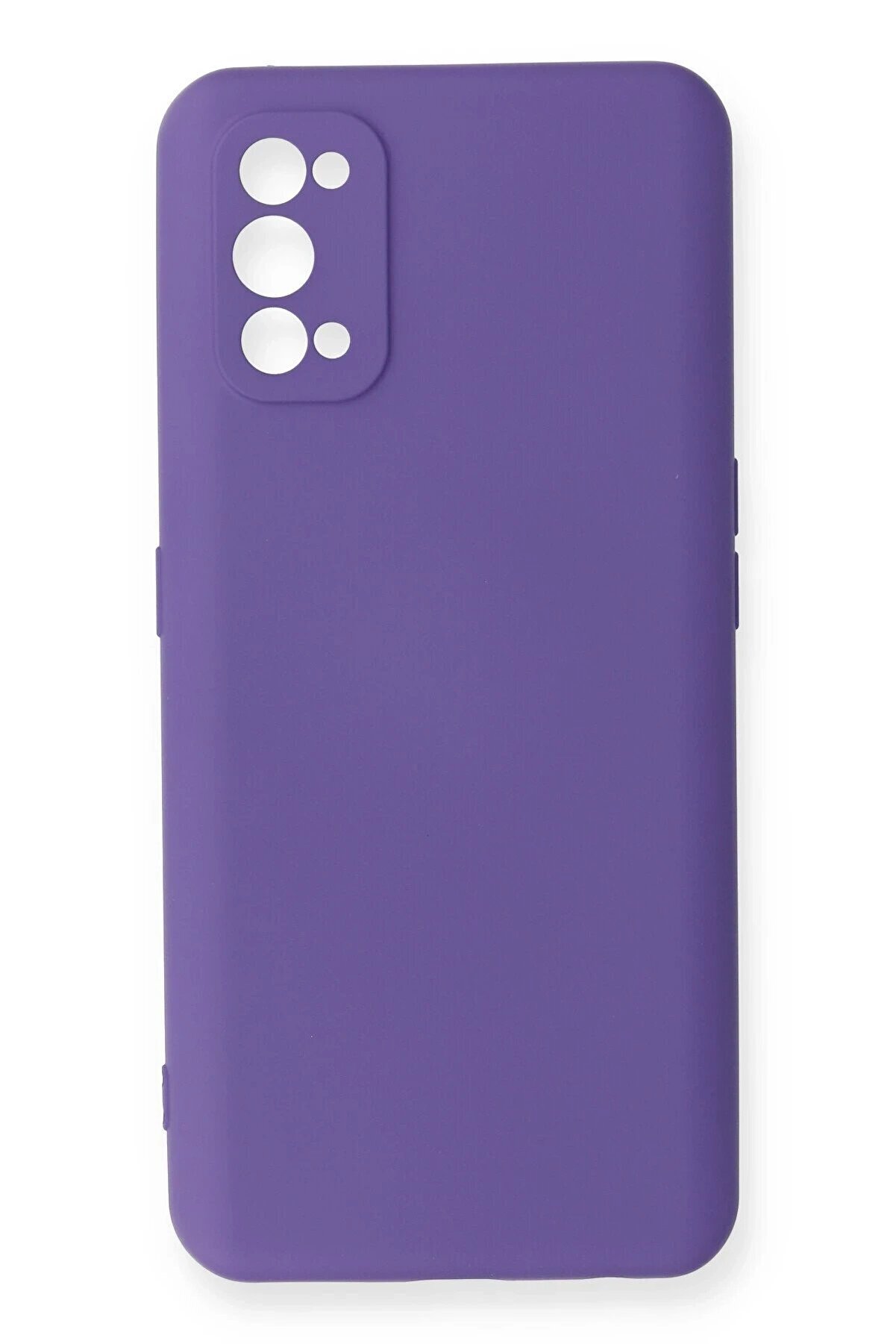 CepteToptan Realme 7 Pro Kılıf Nano içi Kadife Silikon - Mor - DROPX5073-6042