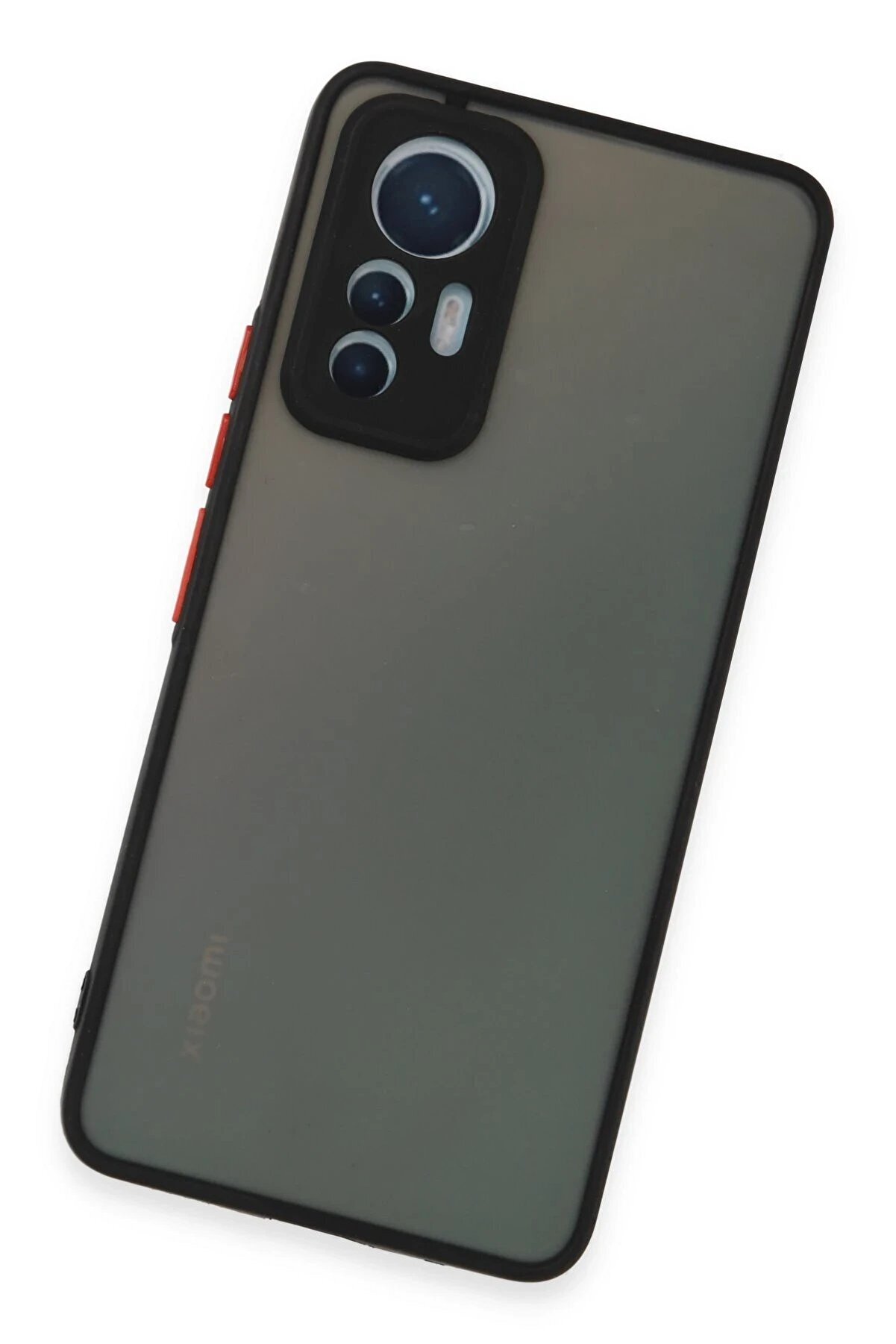 Xi̇aomi̇ Mi̇ 12 Li̇te Kılıf Montreal Si̇li̇kon Kapak - Si̇yah - Dropx8262-3527