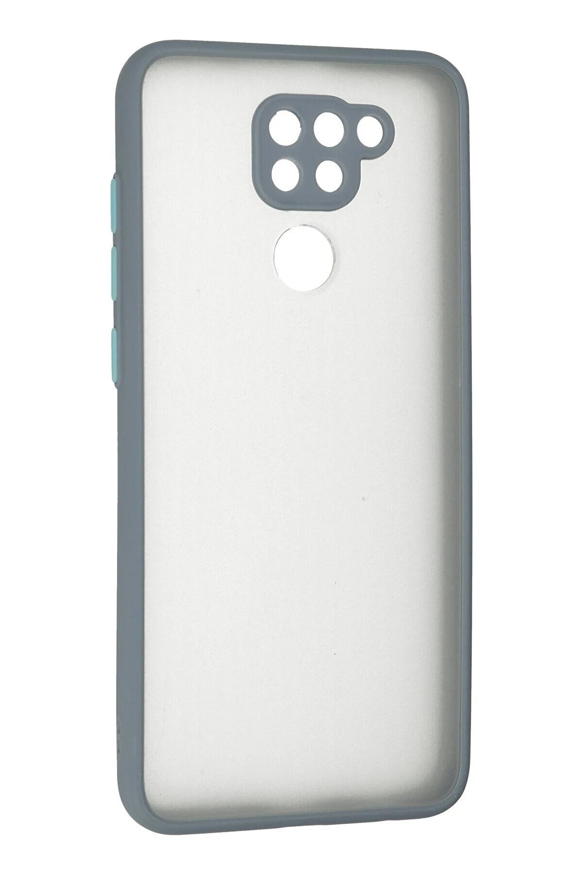 Xi̇aomi̇ Redmi̇ Note 9 Kılıf Montreal Si̇li̇kon Kapak - Gri̇ - Dropx3277-8879