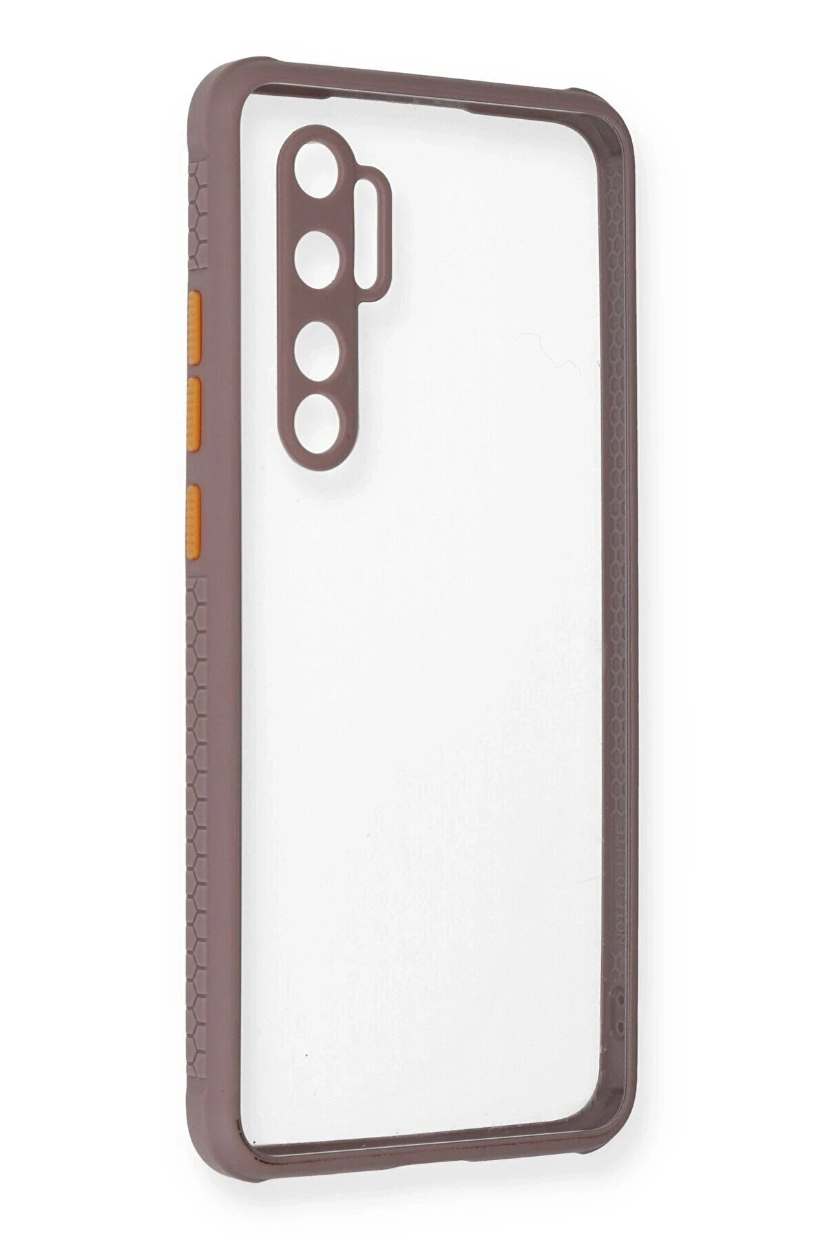 CepteToptan Xiaomi Mi Note 10 Lite Kılıf Miami Şeffaf Silikon - Açık Mor - DROPX7001-3126