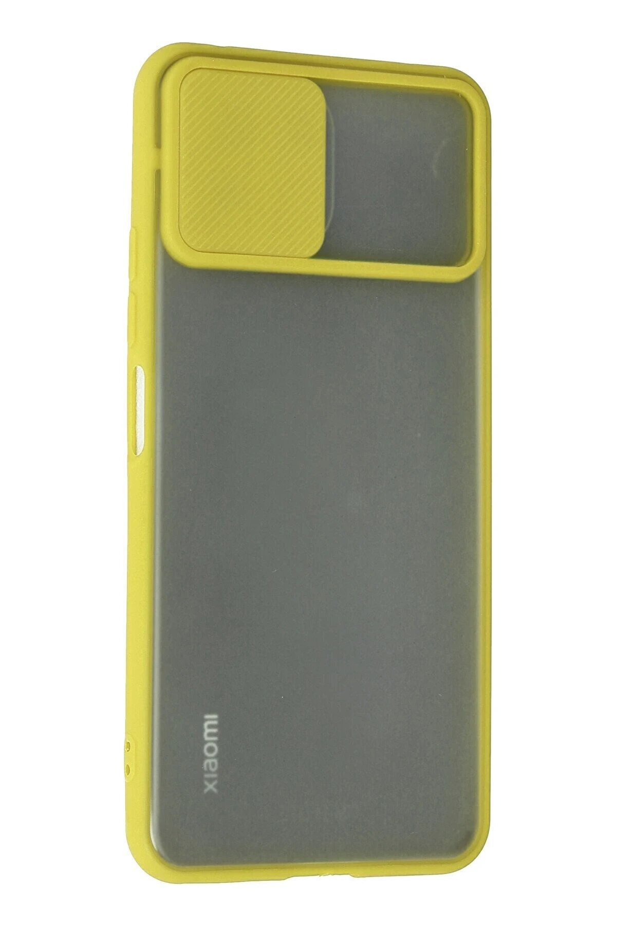 Xi̇aomi̇ Mi̇ 11 Li̇te Kılıf Palm Buzlu Kamera S&uuml;rg&uuml;l&uuml; Si̇li̇kon - Sarı - Dropx3040-7430
