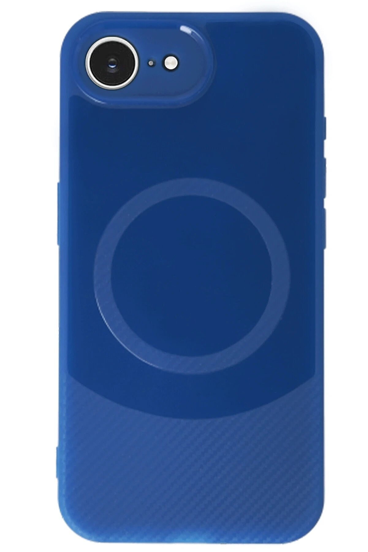 CepteToptan iPhone 16E Kılıf Maya Karbon Kapak - Lacivert - DROPX9478-4981