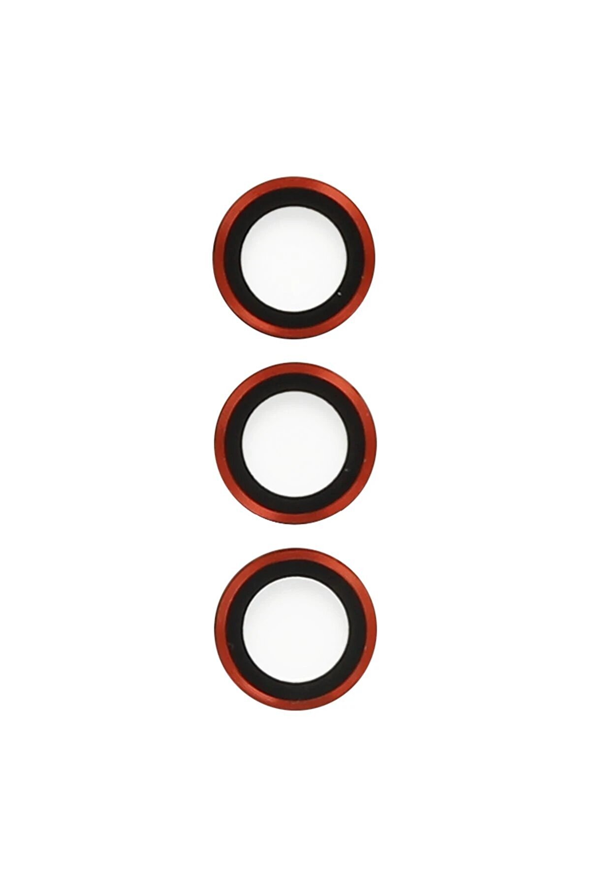 CepteToptan Samsung Galaxy S23 Plus Metal Kamera Lens - Kırmızı - DROPX5882-7926