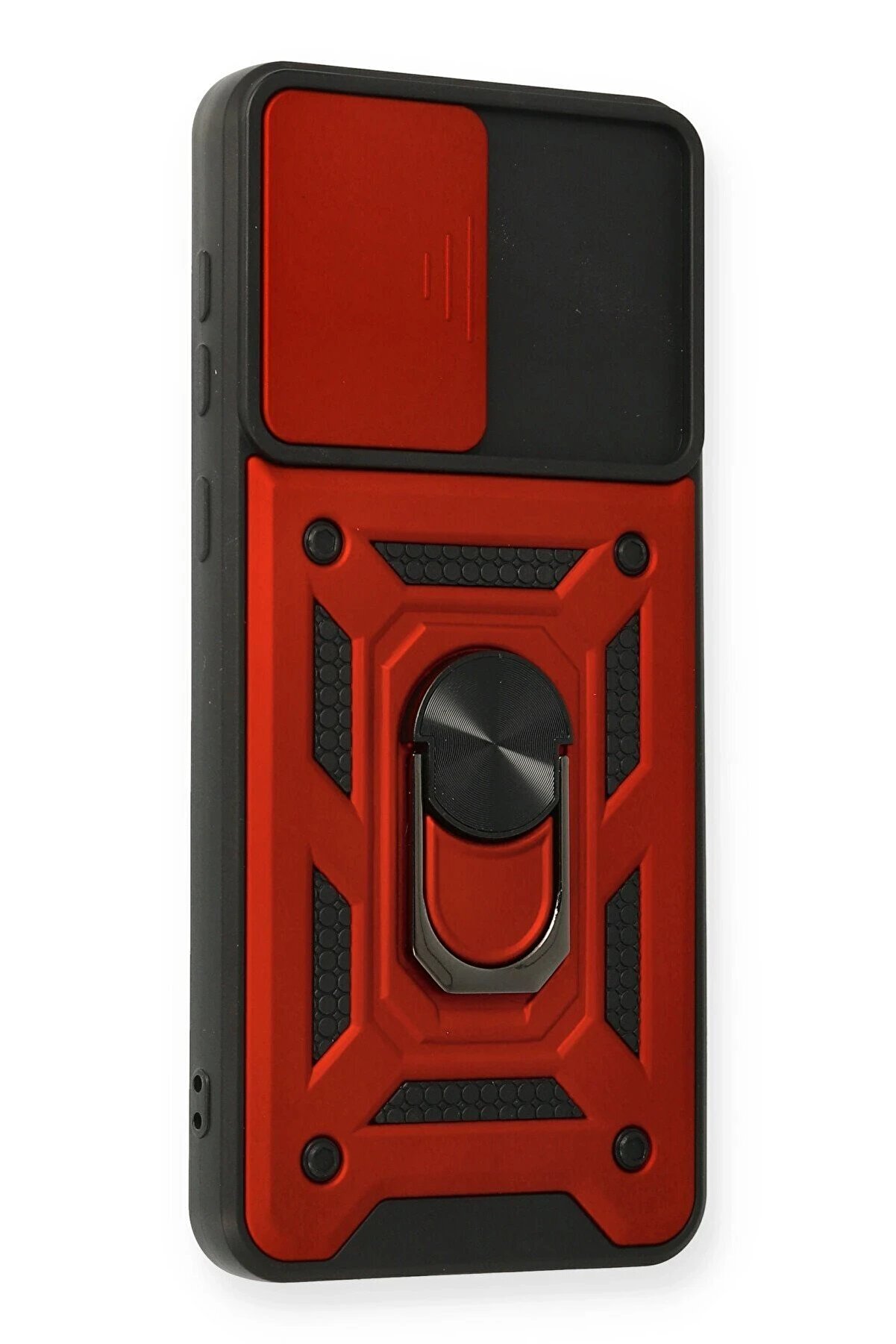 Samsung Galaxy A02 Kılıf Pars Lens Y&uuml;z&uuml;kl&uuml; Si̇li̇kon - Kırmızı - Dropx4973-5584