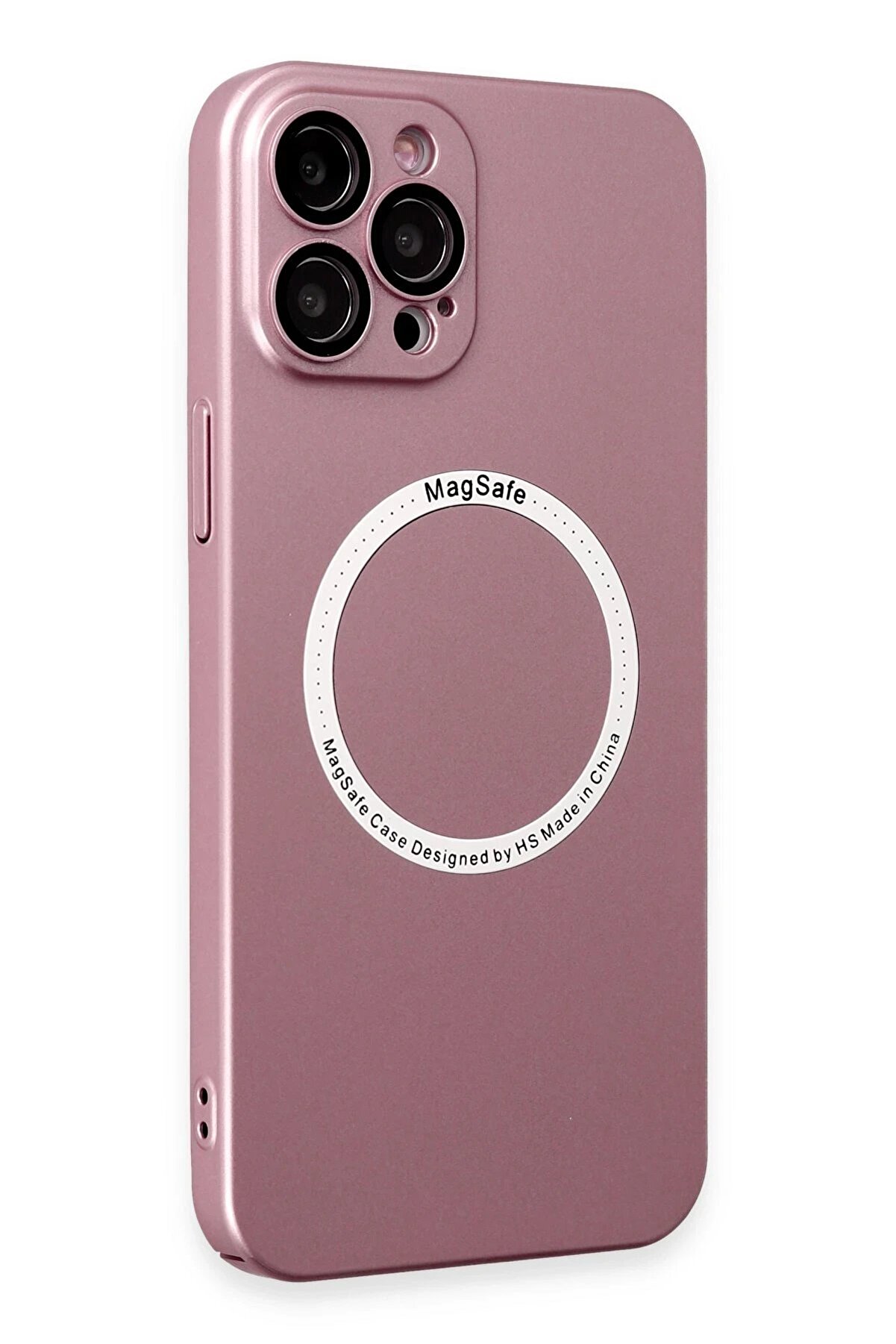 İphone 12 Pro Kılıf Jack Magneti̇csafe Lens Si̇li̇kon - Rose Gold - Dropx6422-6383
