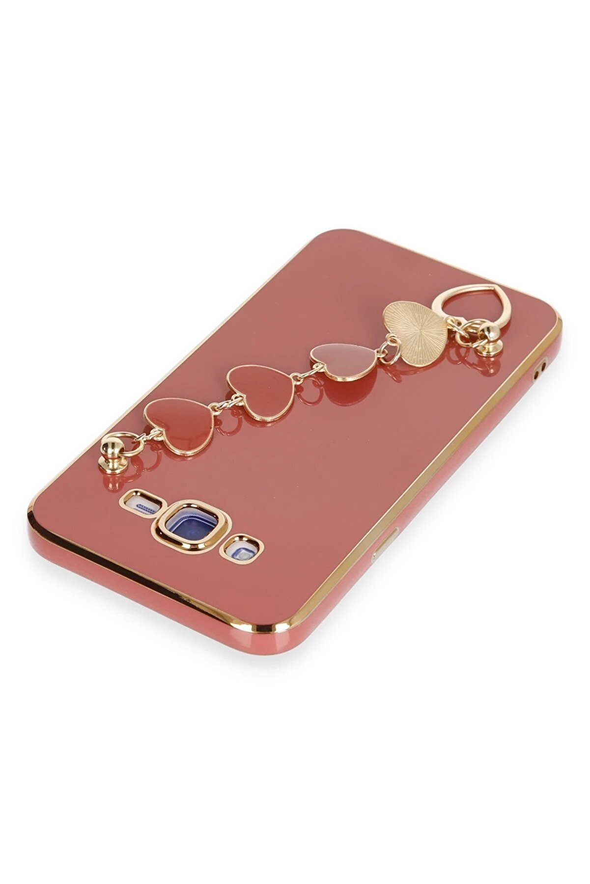 Samsung Galaxy J7 Kılıf Esi̇la Si̇li̇kon - Kırmızı - Dropx9096-3621