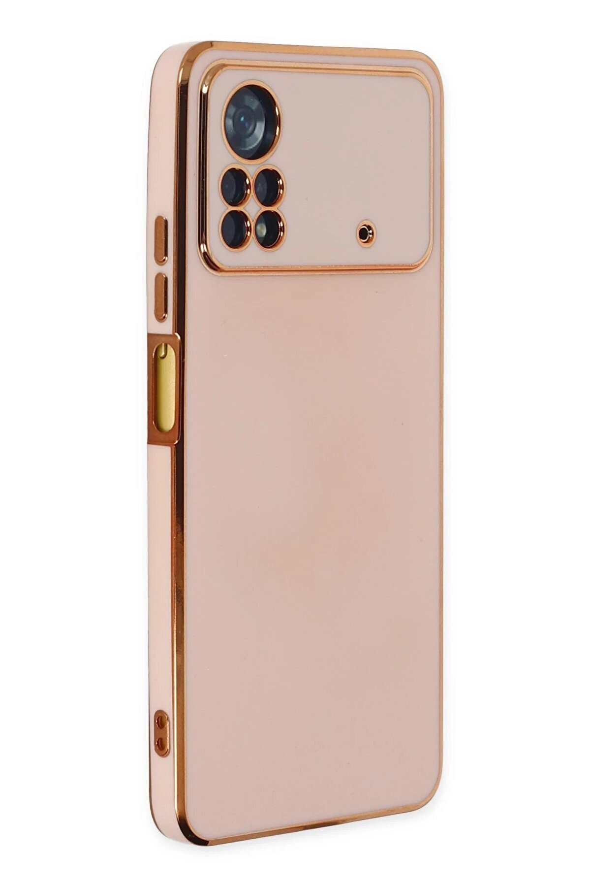 CepteToptan Xiaomi Poco X4 Pro 5G Kılıf Volet Silikon - Pembe - DROPX2472-1678