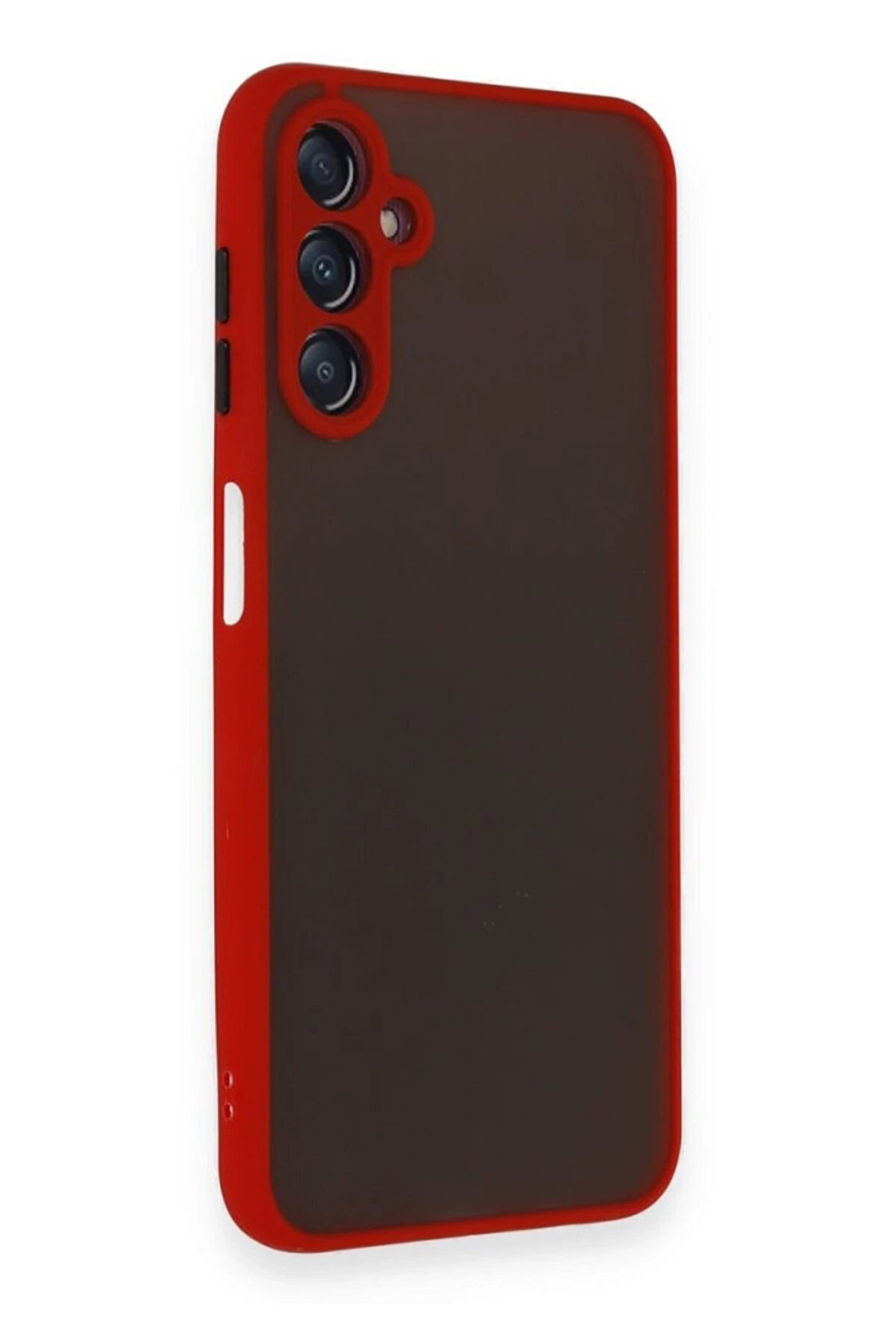 Samsung Galaxy A25 5G Kılıf Montreal Si̇li̇kon Kapak - Kırmızı - Dropx1128-2493