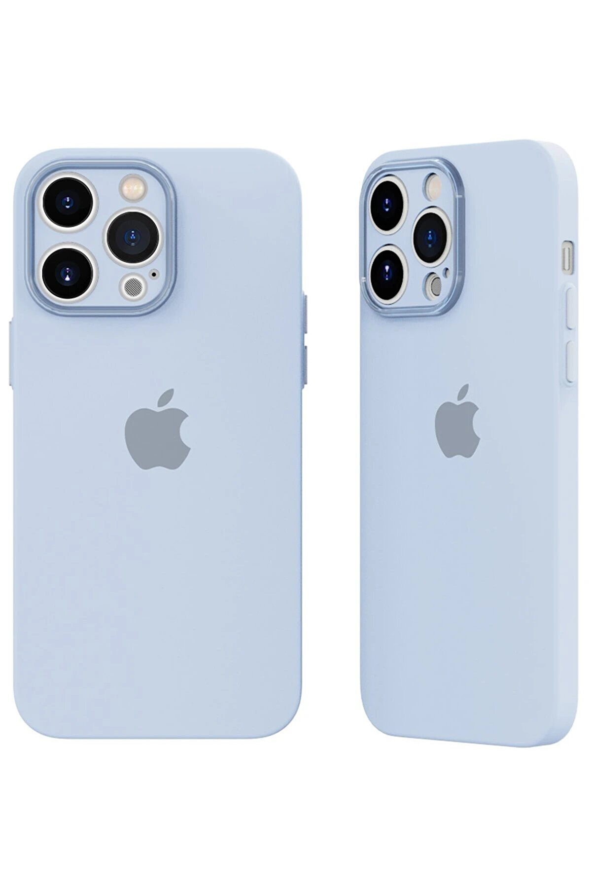 CepteToptan iPhone 14 Pro Kılıf Silikon - Turkuaz - DROPX4807-9642