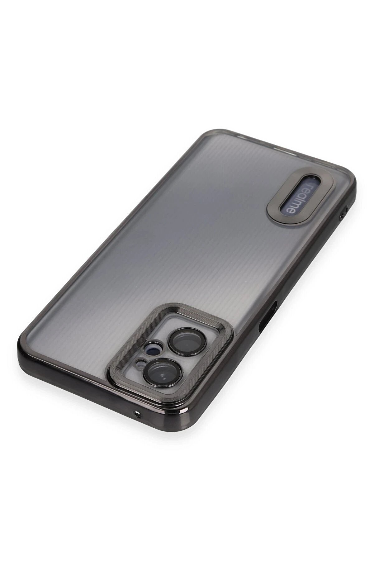 Realme 9İ 4G Kılıf Slot Si̇li̇kon - Si̇yah - Dropx2003-9198