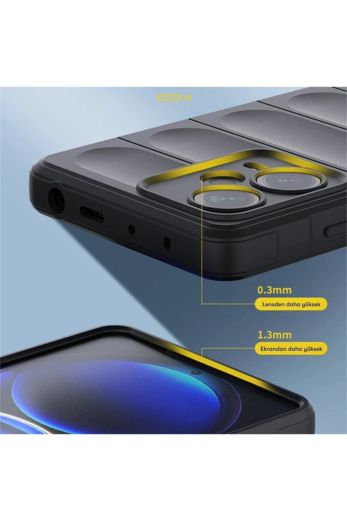 Xi̇aomi̇ Redmi̇ Note 12 4G Kılıf Opti̇mum Si̇li̇kon - Kırmızı - Dropx2078-4641