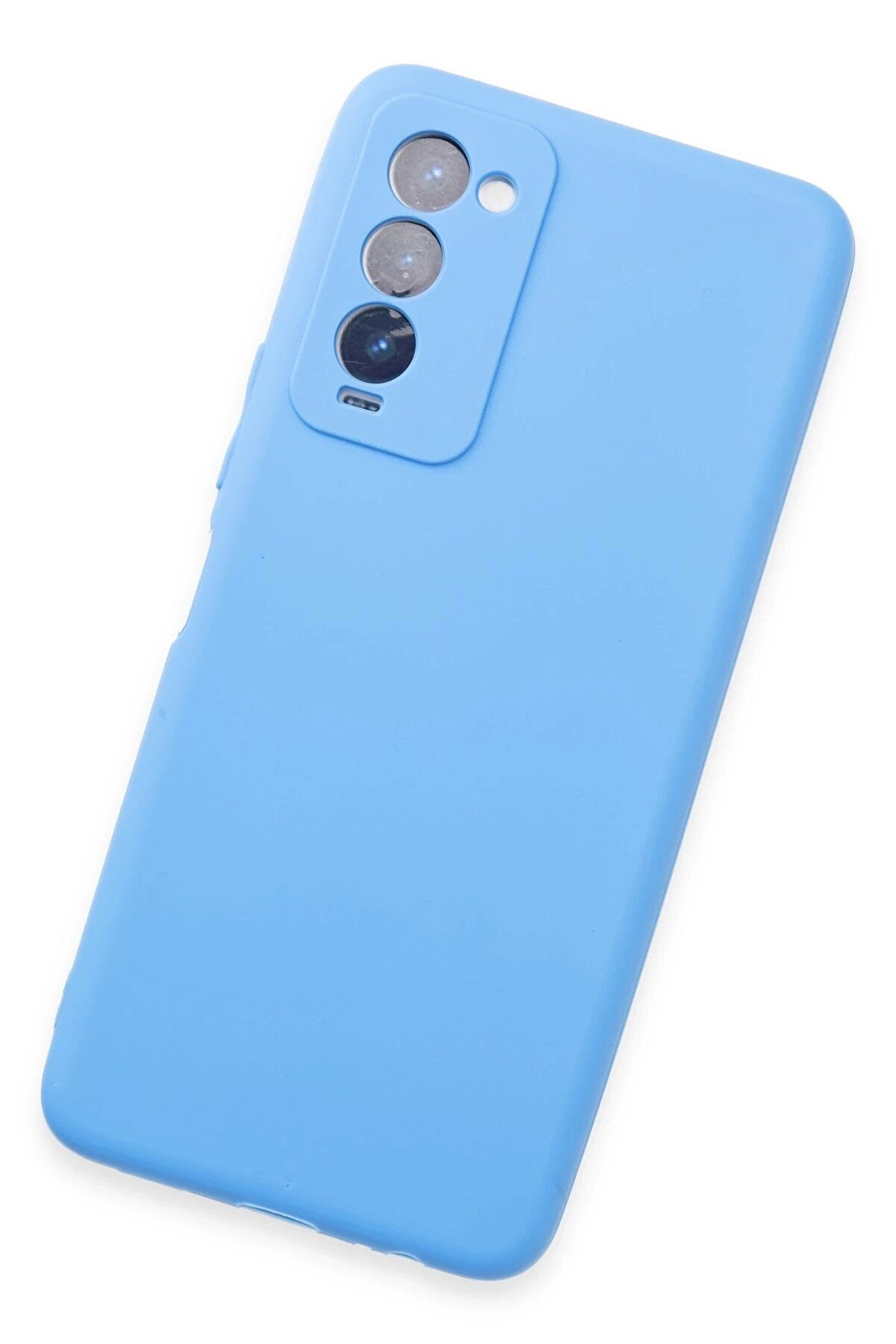 Tecno Camon 18 Kılıf Fi̇rst Si̇li̇kon - Mavi̇ - Dropx6365-2772
