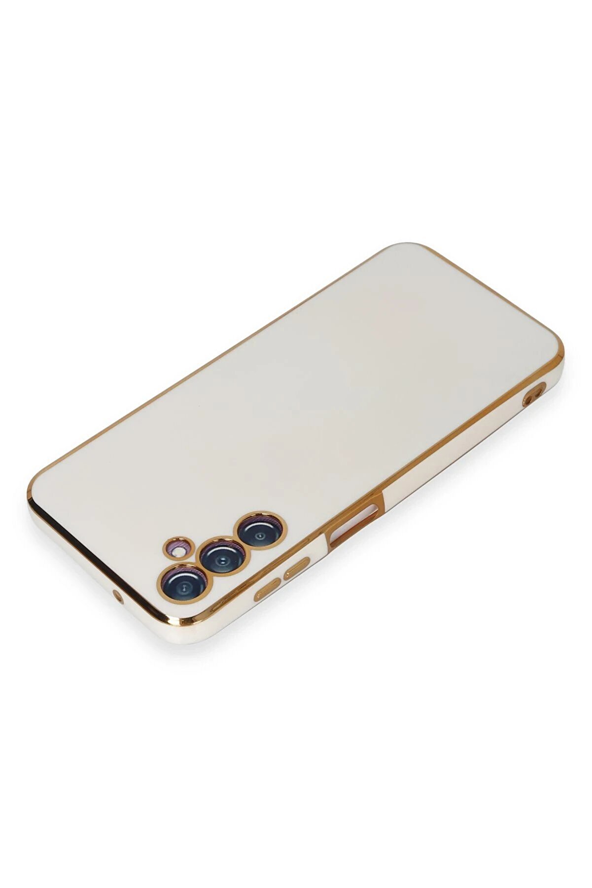 Samsung Galaxy M14 5G Kılıf Volet Si̇li̇kon - Beyaz - Dropx1155-6629