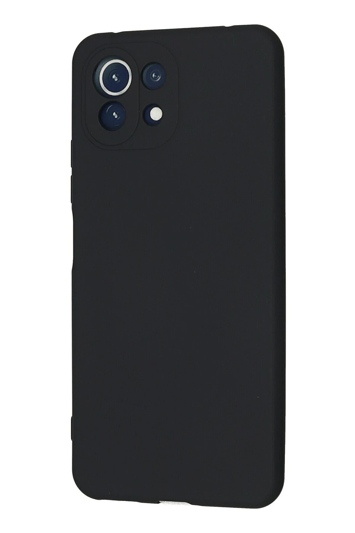 Xi̇aomi̇ Mi̇ 11 Li̇te Kılıf Nano İçi̇ Kadi̇fe Si̇li̇kon - Laci̇vert - Dropx8413-3339