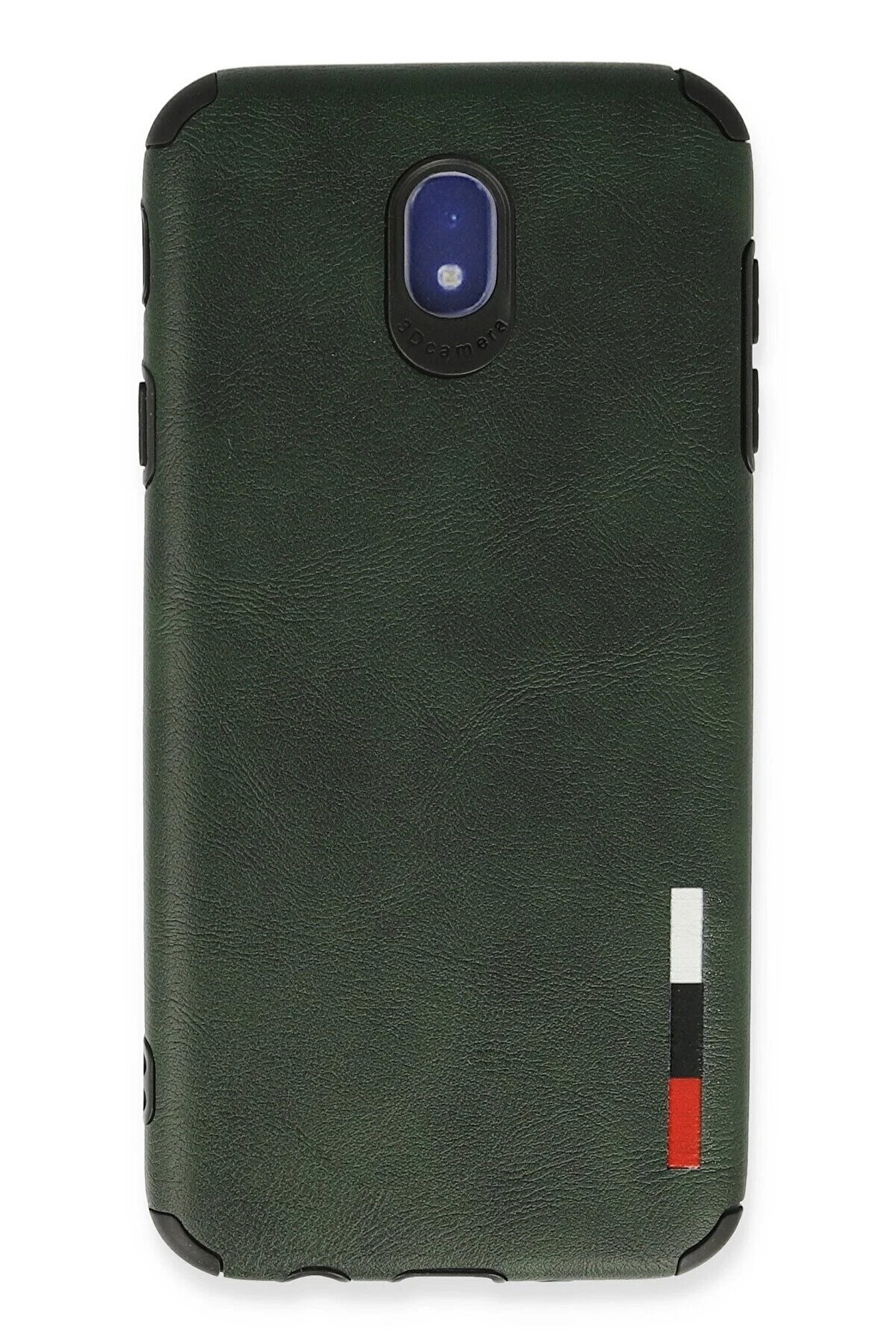 CepteToptan Samsung Galaxy J7 Pro / J730 Kılıf Loop Deri Silikon - Yeşil - DROPX4369-1877