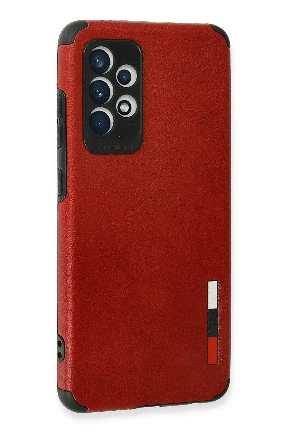 Samsung Galaxy A72 Kılıf Loop Deri̇ Si̇li̇kon - Kırmızı - Dropx7306-3239