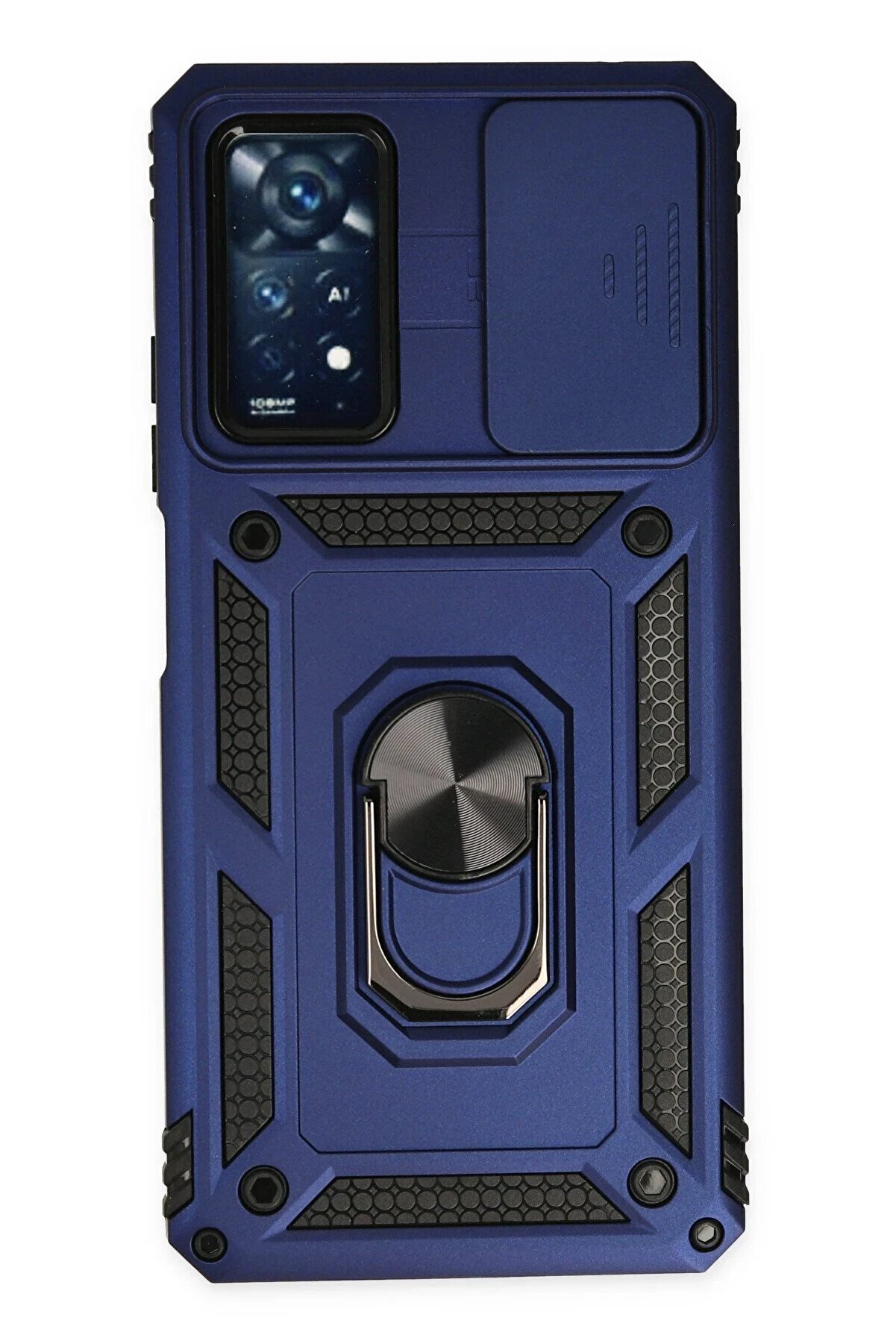 CepteToptan Xiaomi Redmi Note 11 Pro Kılıf Pars Lens Y&uuml;z&uuml;kl&uuml; Silikon - Lacivert - DROPX4721-6458