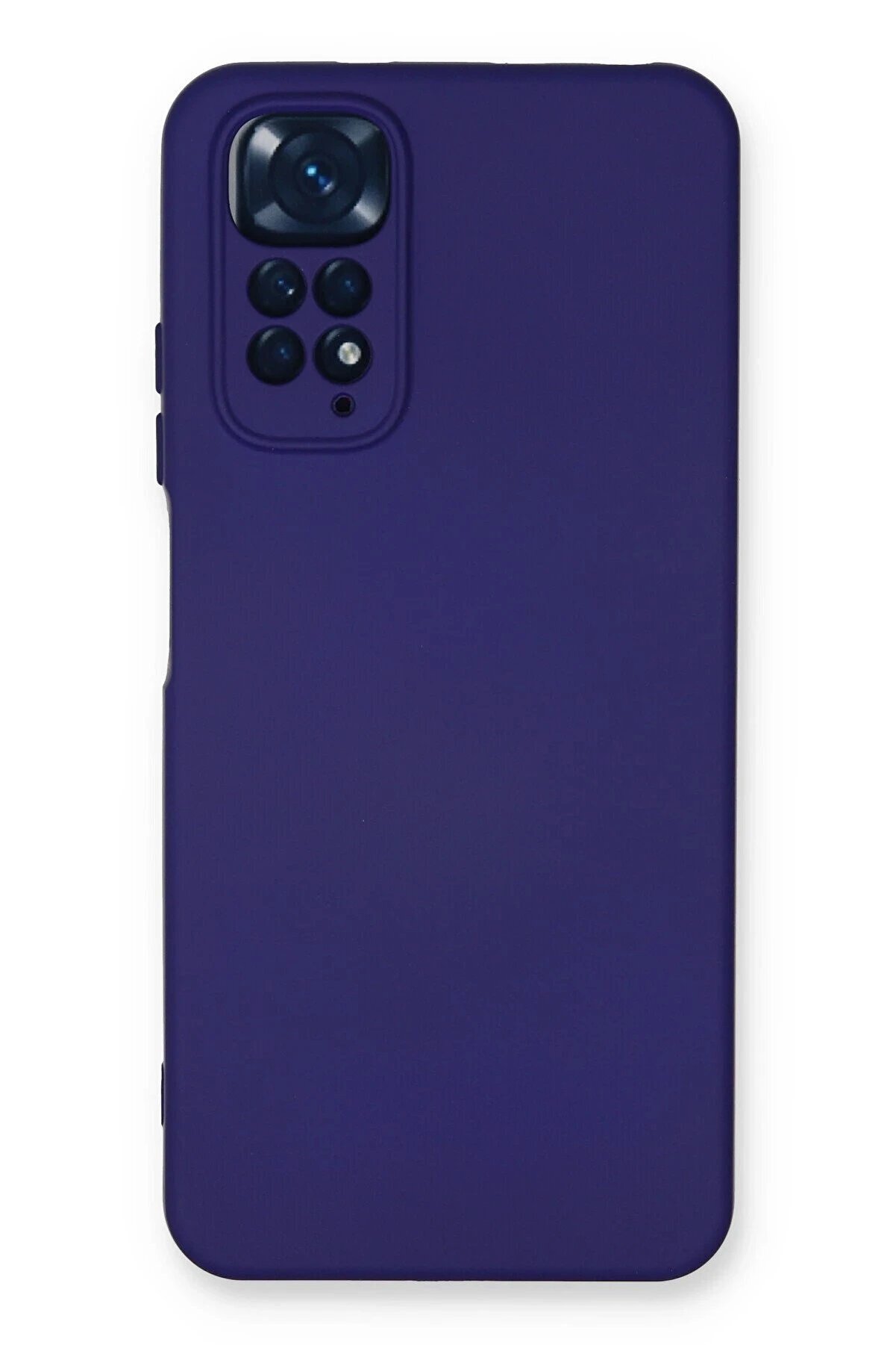 CepteToptan Xiaomi Redmi Note 11 Kılıf Nano içi Kadife Silikon - Mor - DROPX7257-2745