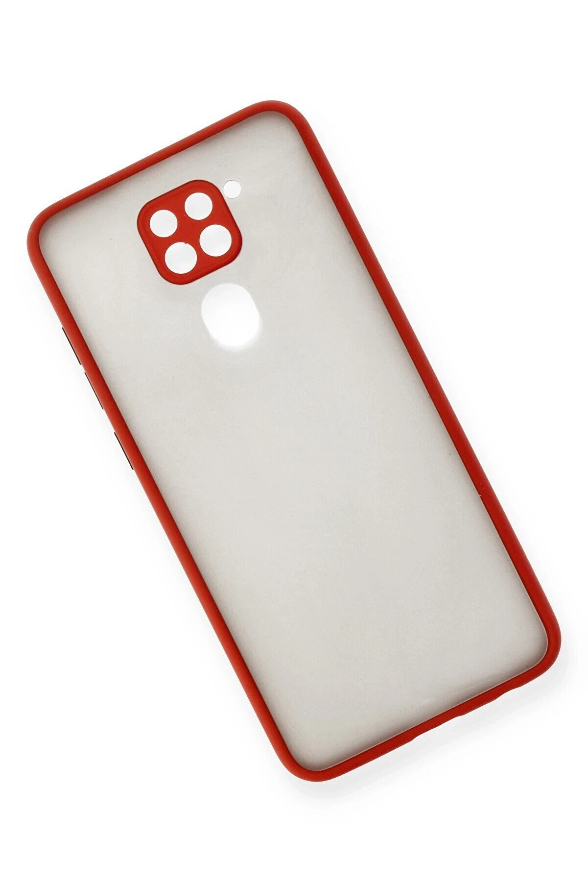 Xi̇aomi̇ Redmi̇ Note 9 Kılıf Montreal Si̇li̇kon Kapak - Kırmızı - Dropx7568-5700