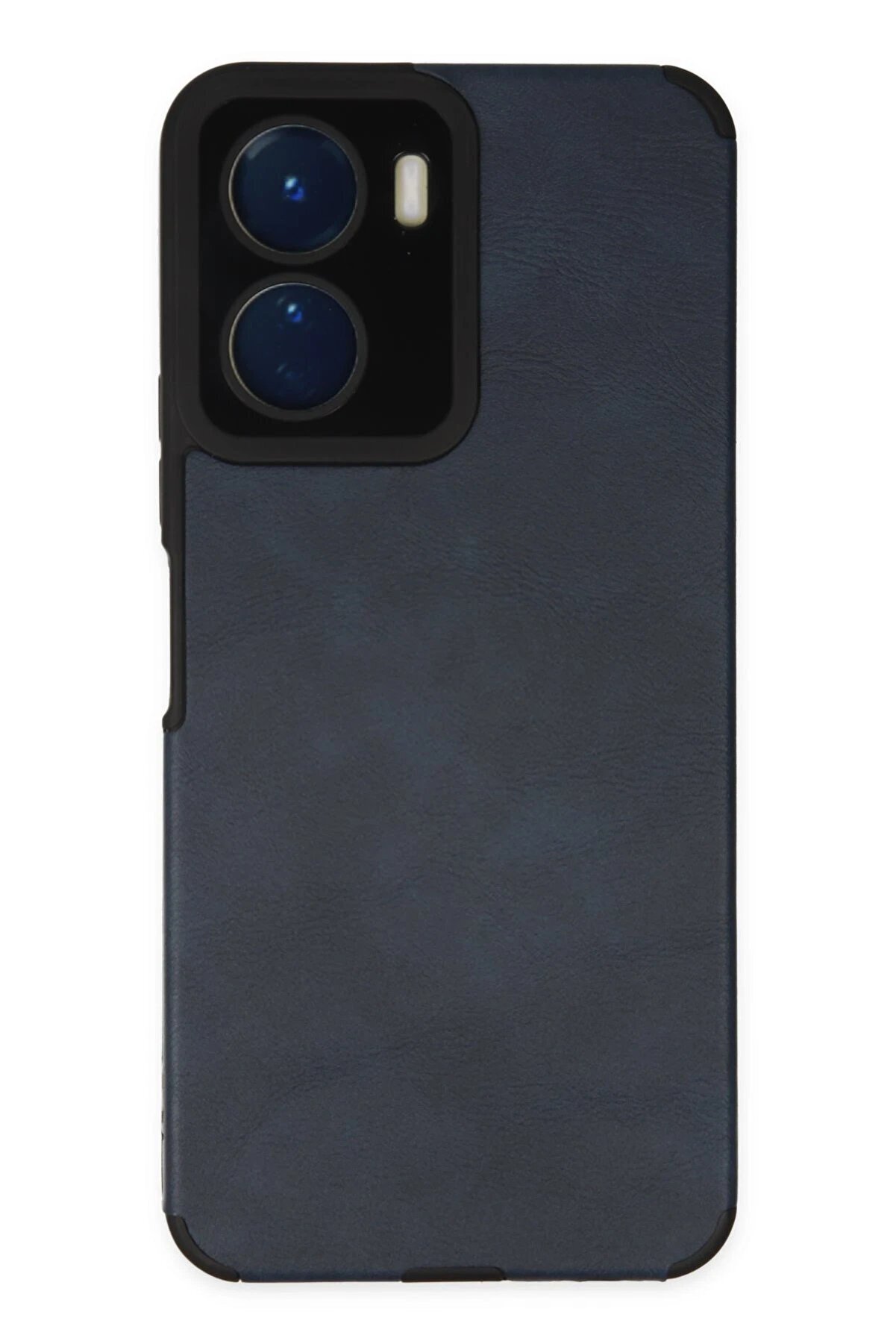 CepteToptan Vivo Y16 Kılıf Loop Deri Silikon - Lacivert - DROPX5894-3035